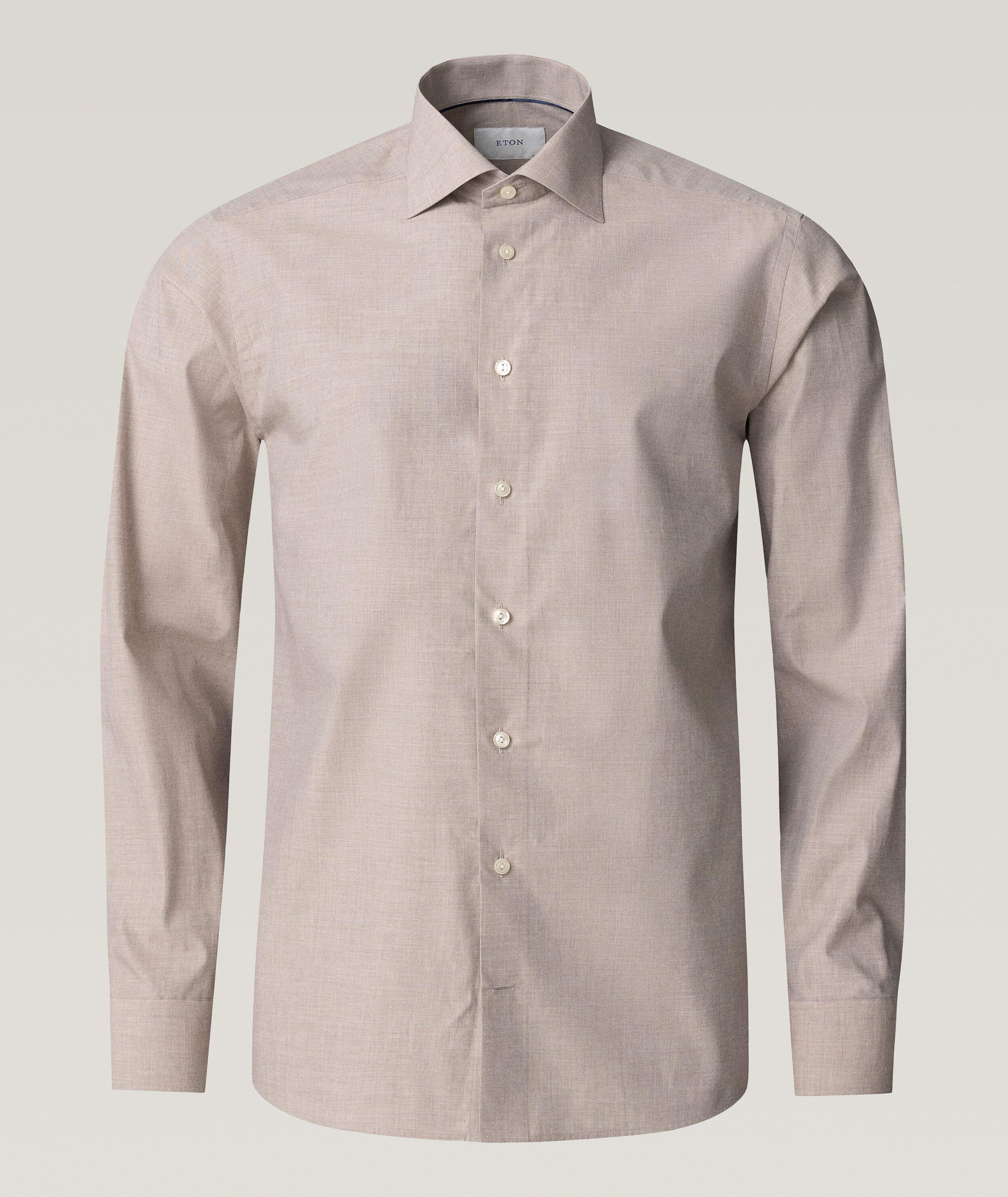 Chemise habillée en twill de coupe contemporaine image 1