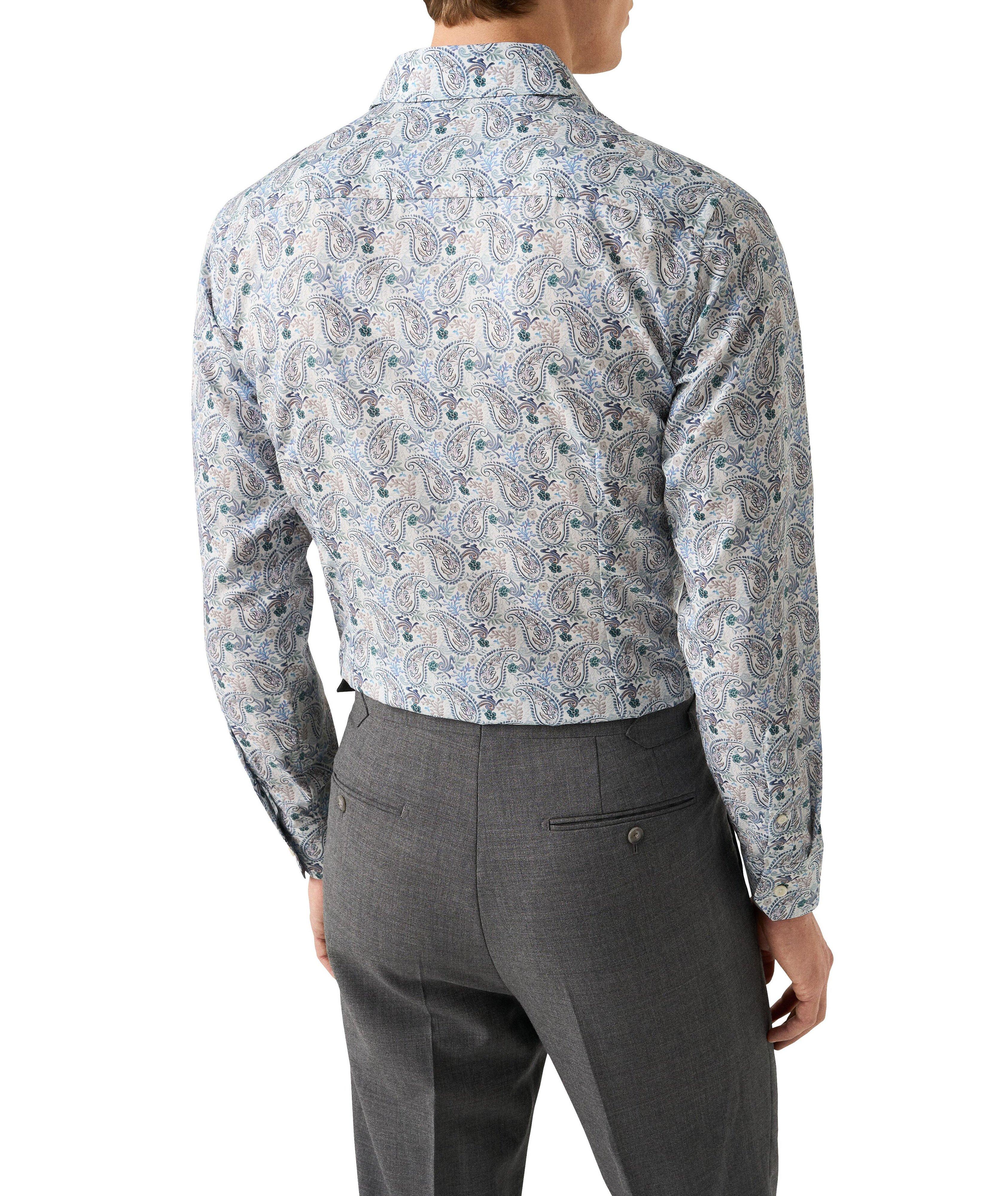 Slim-Fit Paisley Dress Shirt image 3