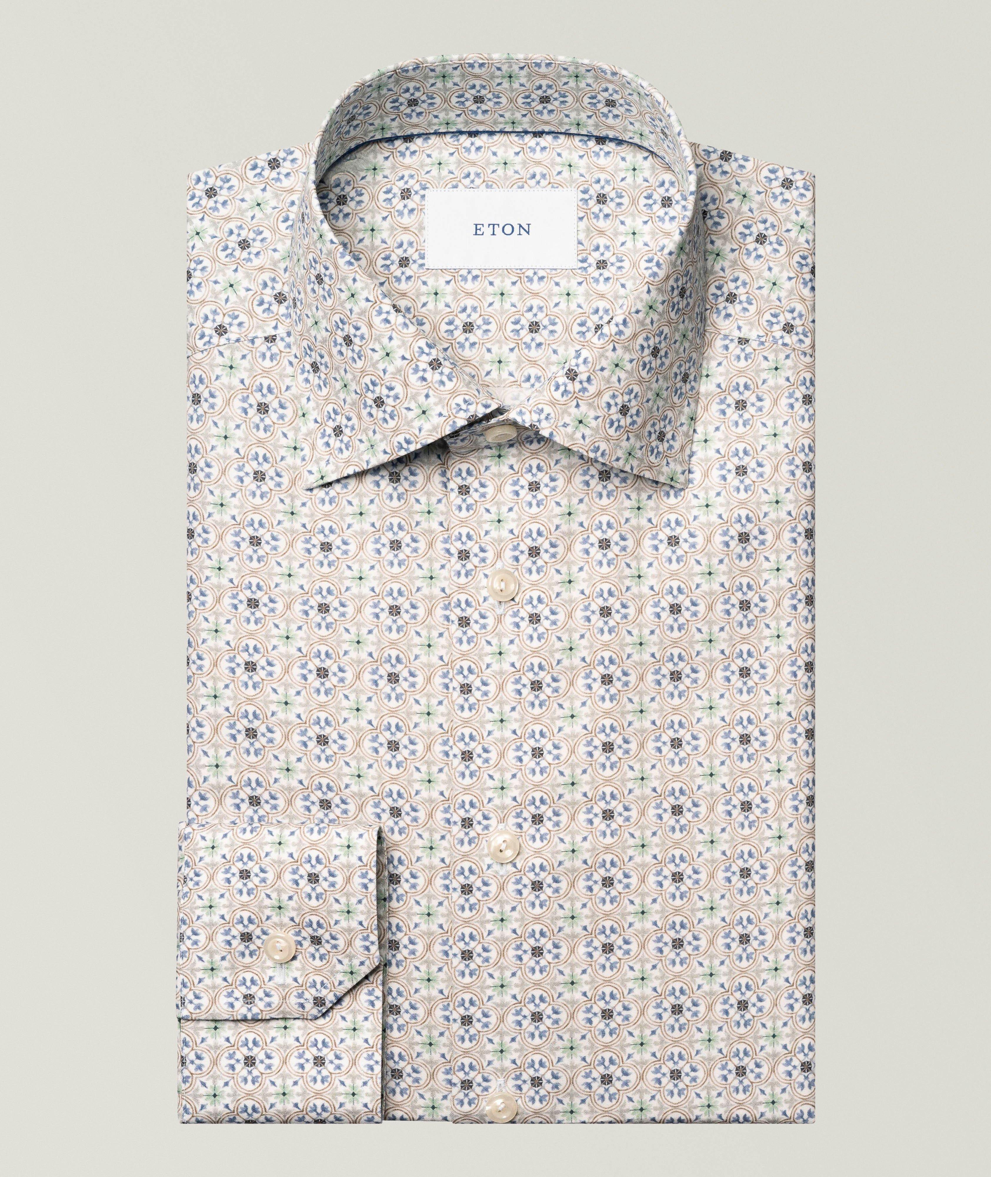Eton Contemporary-Fit Cotton Tencel Lyocell Shirt