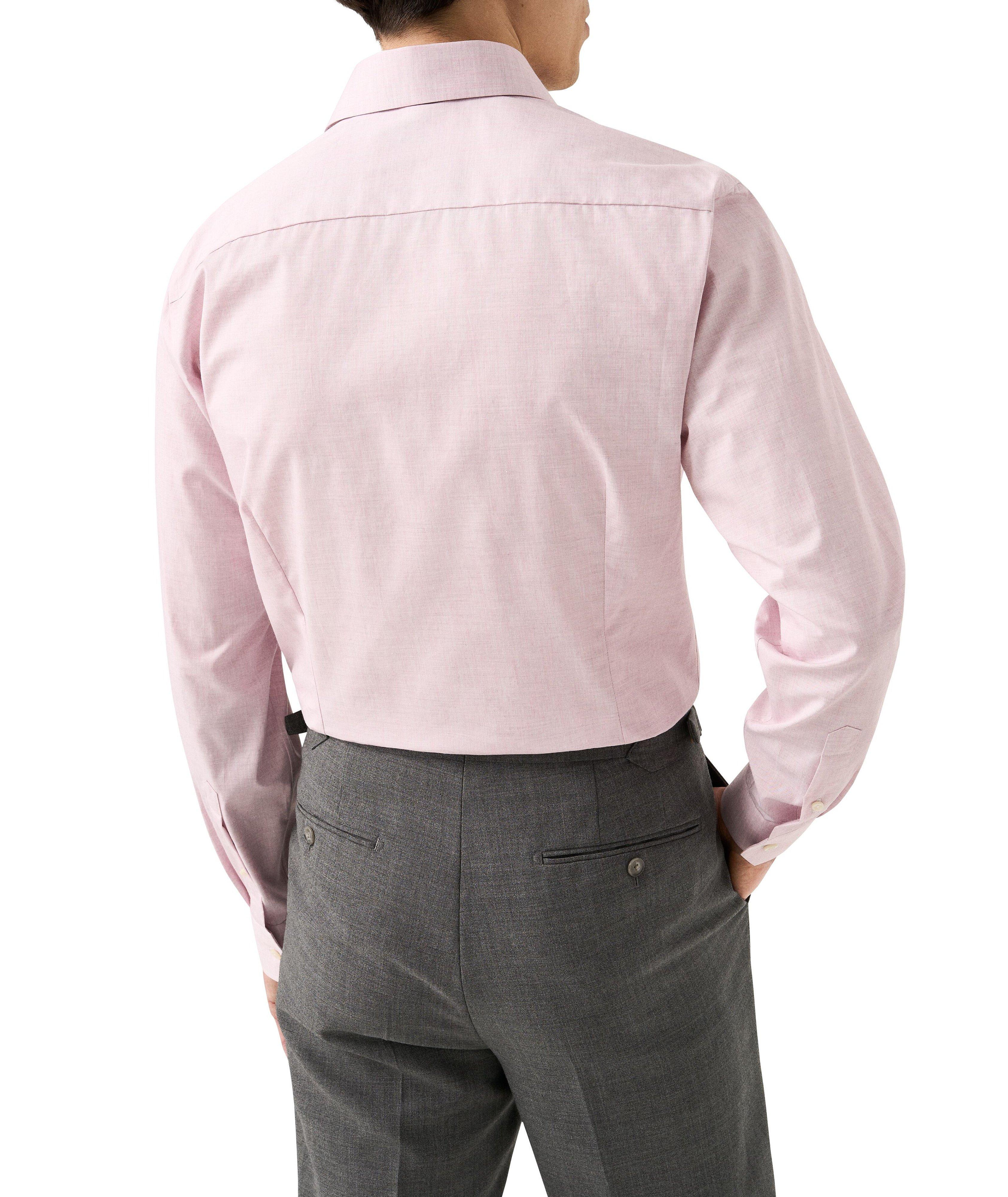 Slim-Fit Mélange Fine Twill Dress Shirt image 2