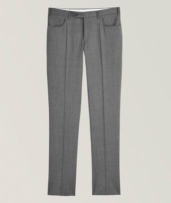 Giorgio Armani Virgin Wool-Cashmere Dress Pants | Dress