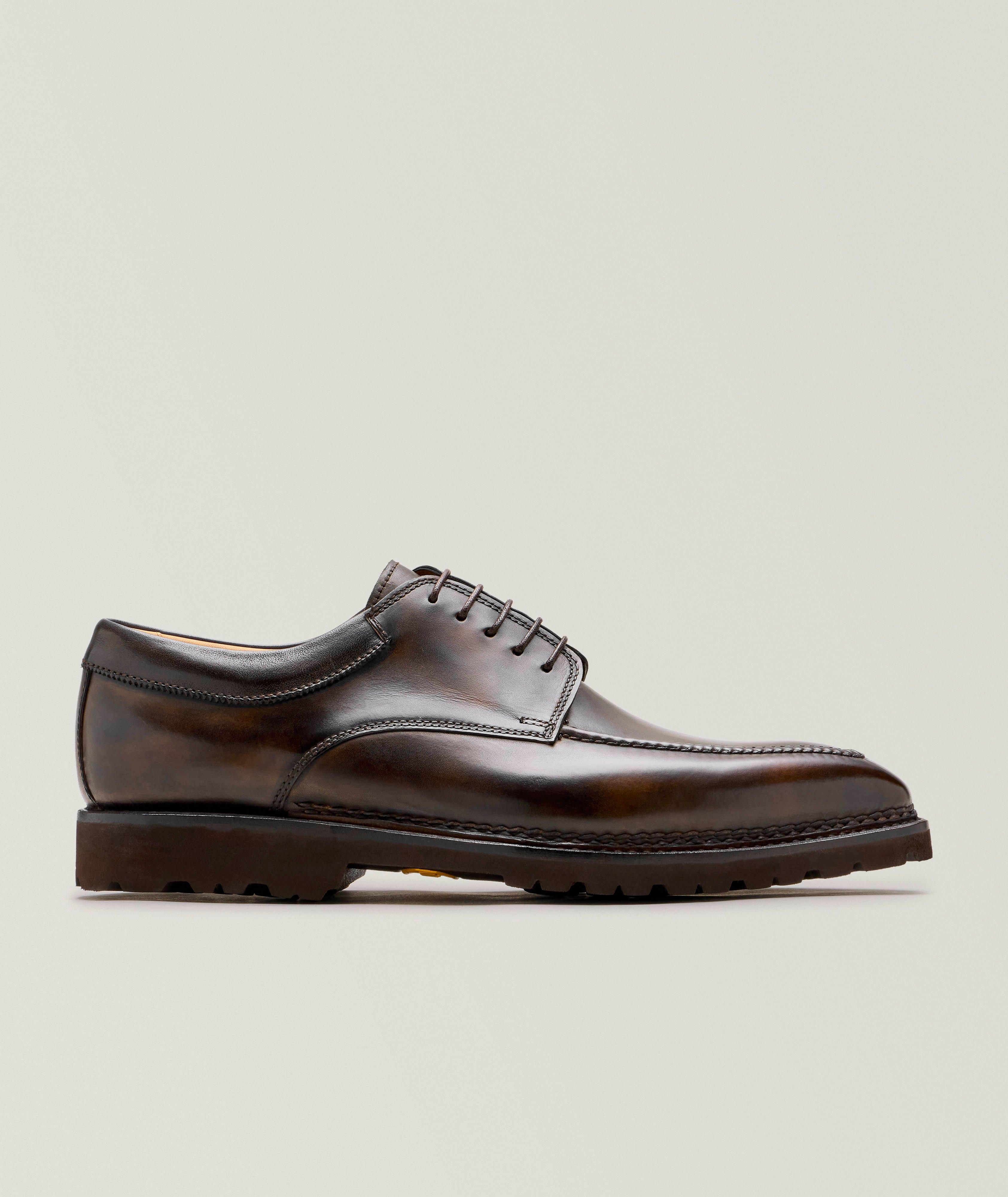 Burnished Leather Derbies