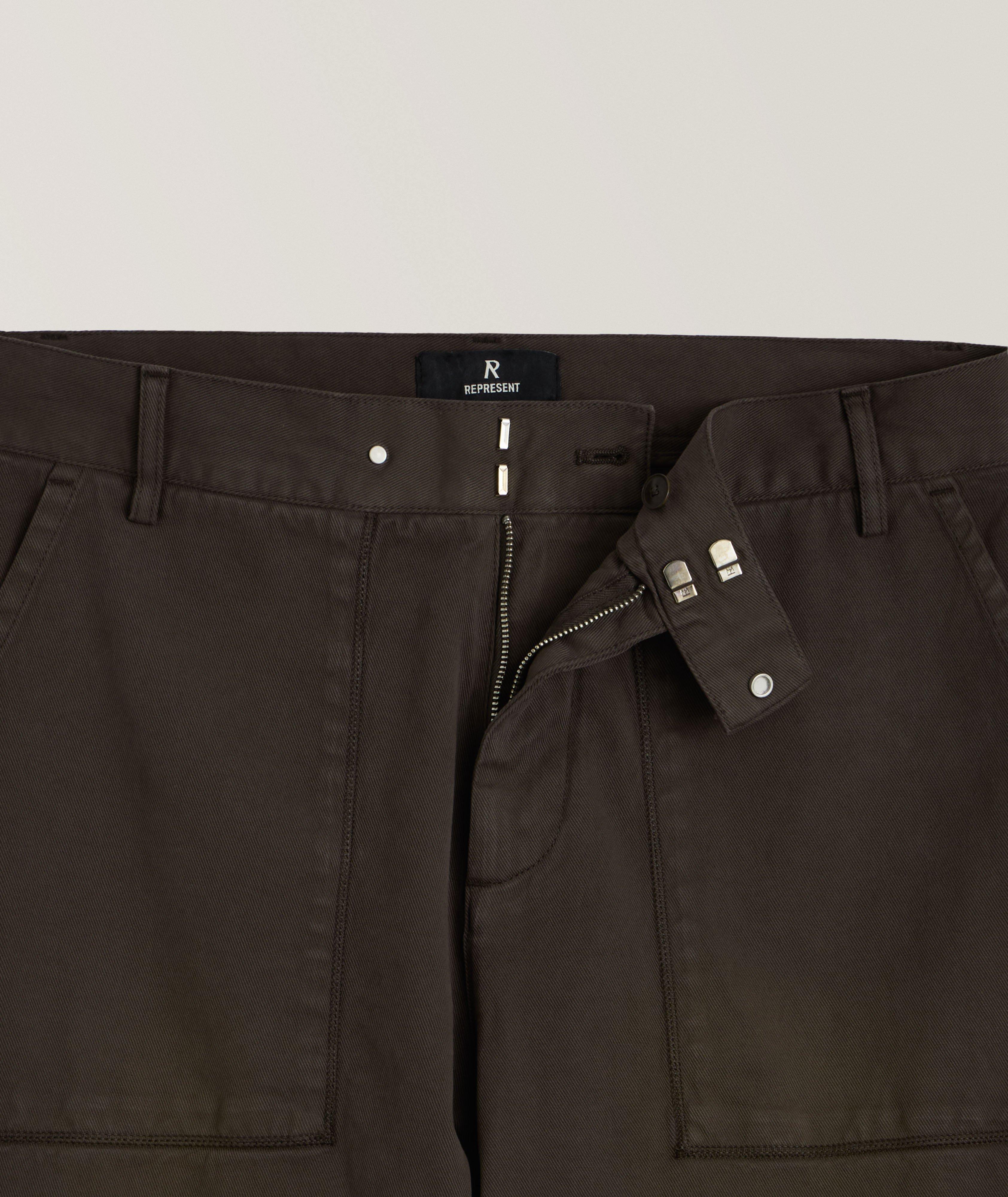 Pantalon en coton extensible, collection Workshop image 1