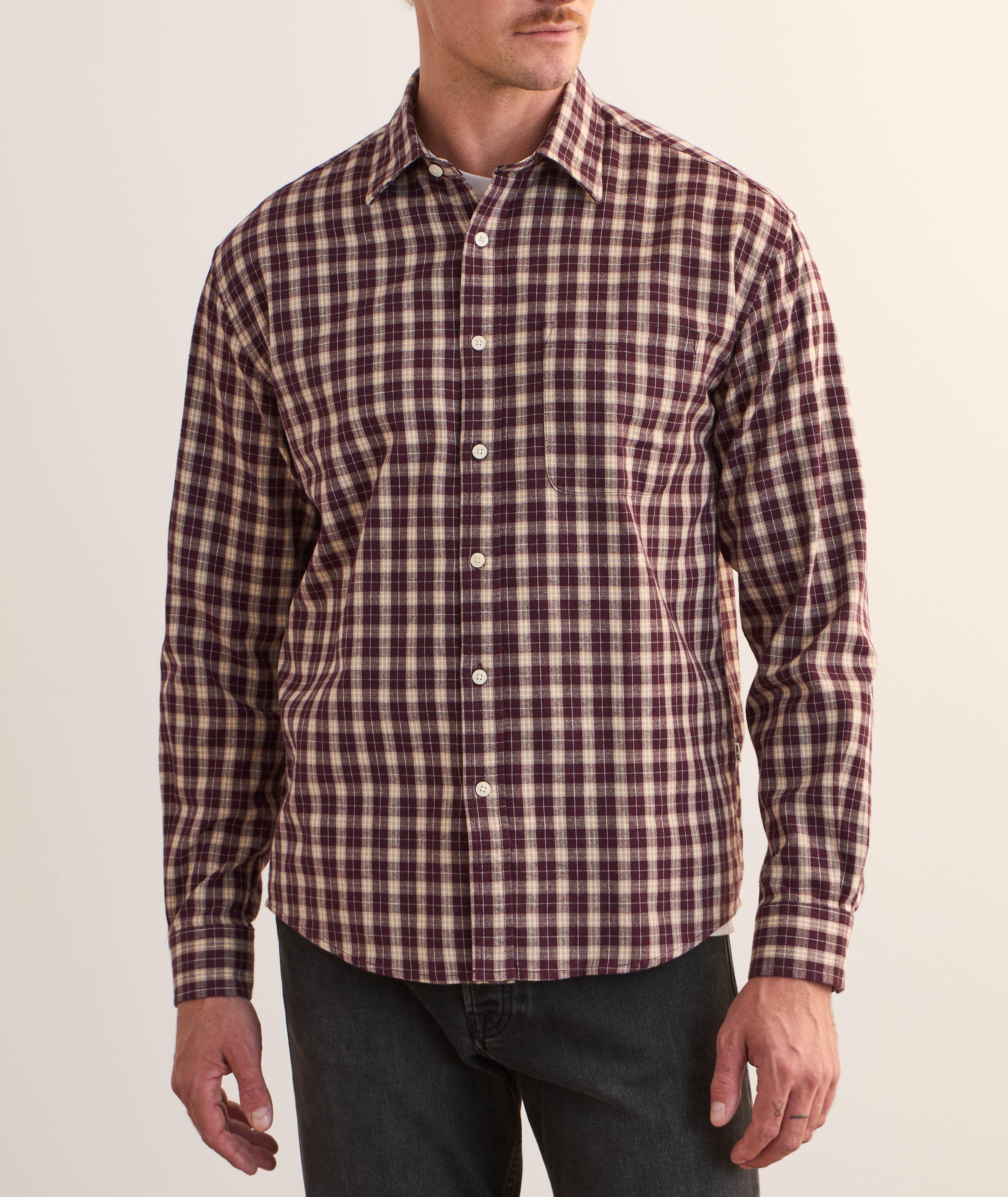 Chemise flanelle coton carreaux Deon image 1