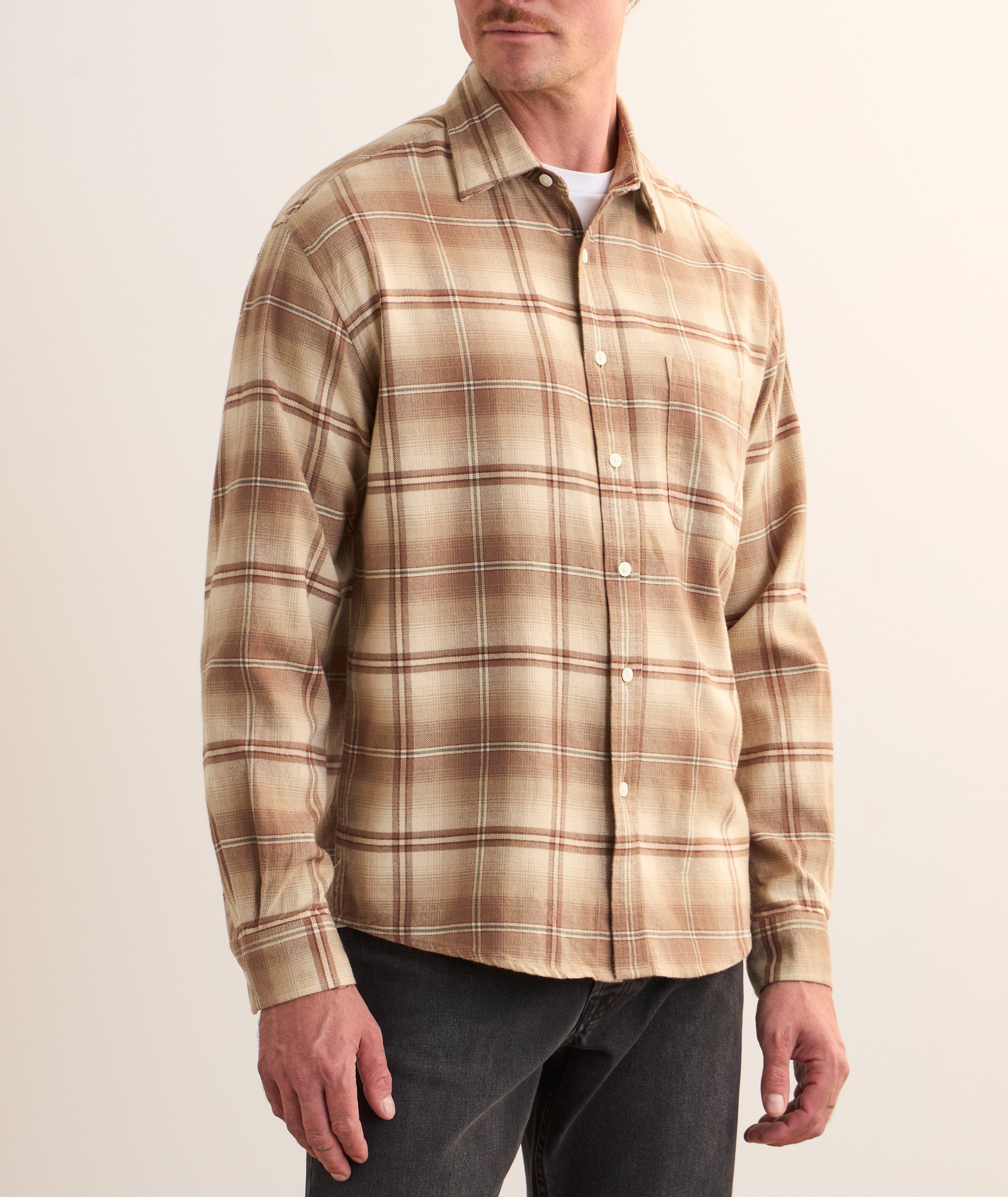 Chemise flanelle coton carreaux fenêtre Deon image 1