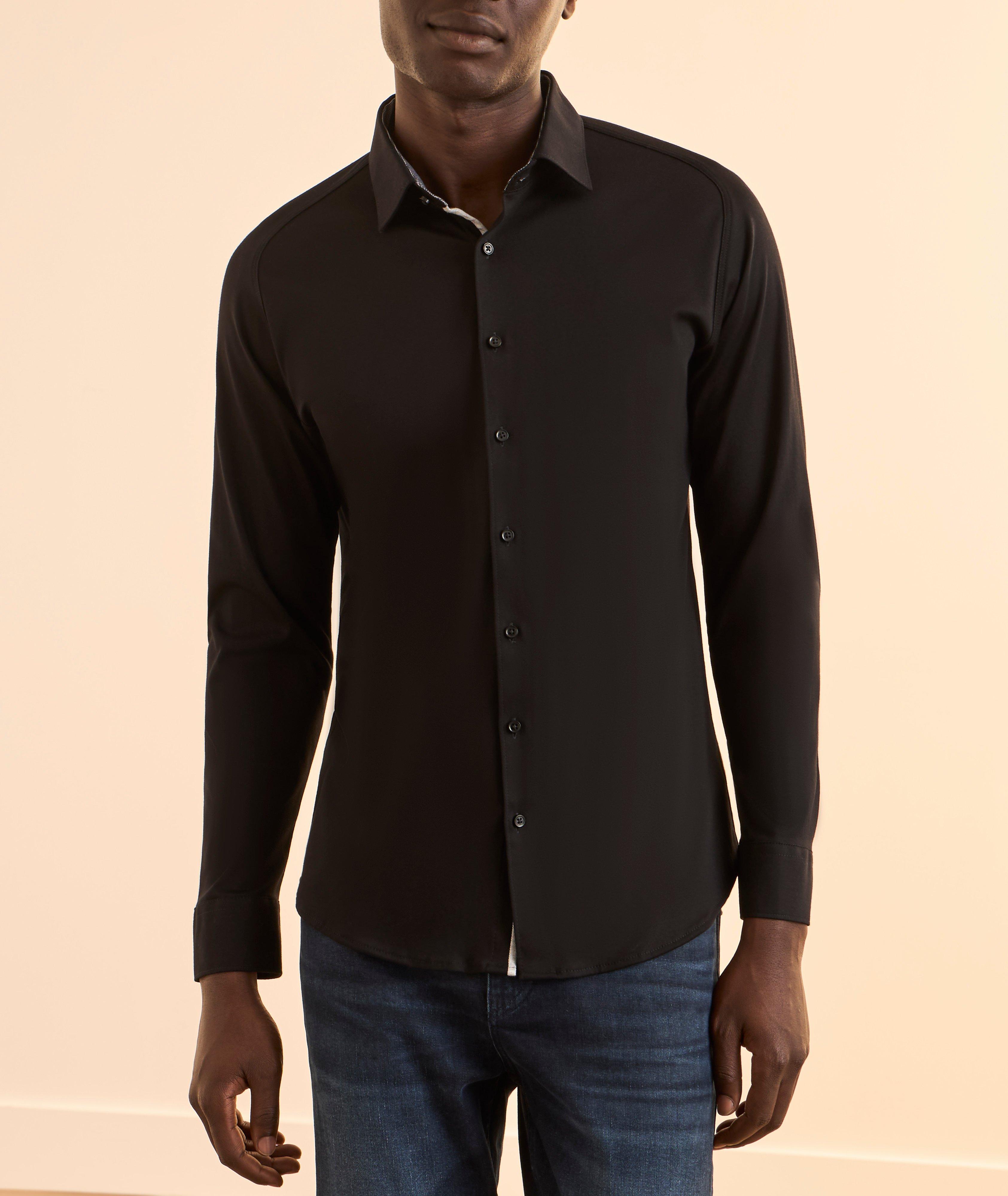 Printed Collar Cotton Shirt  image 1