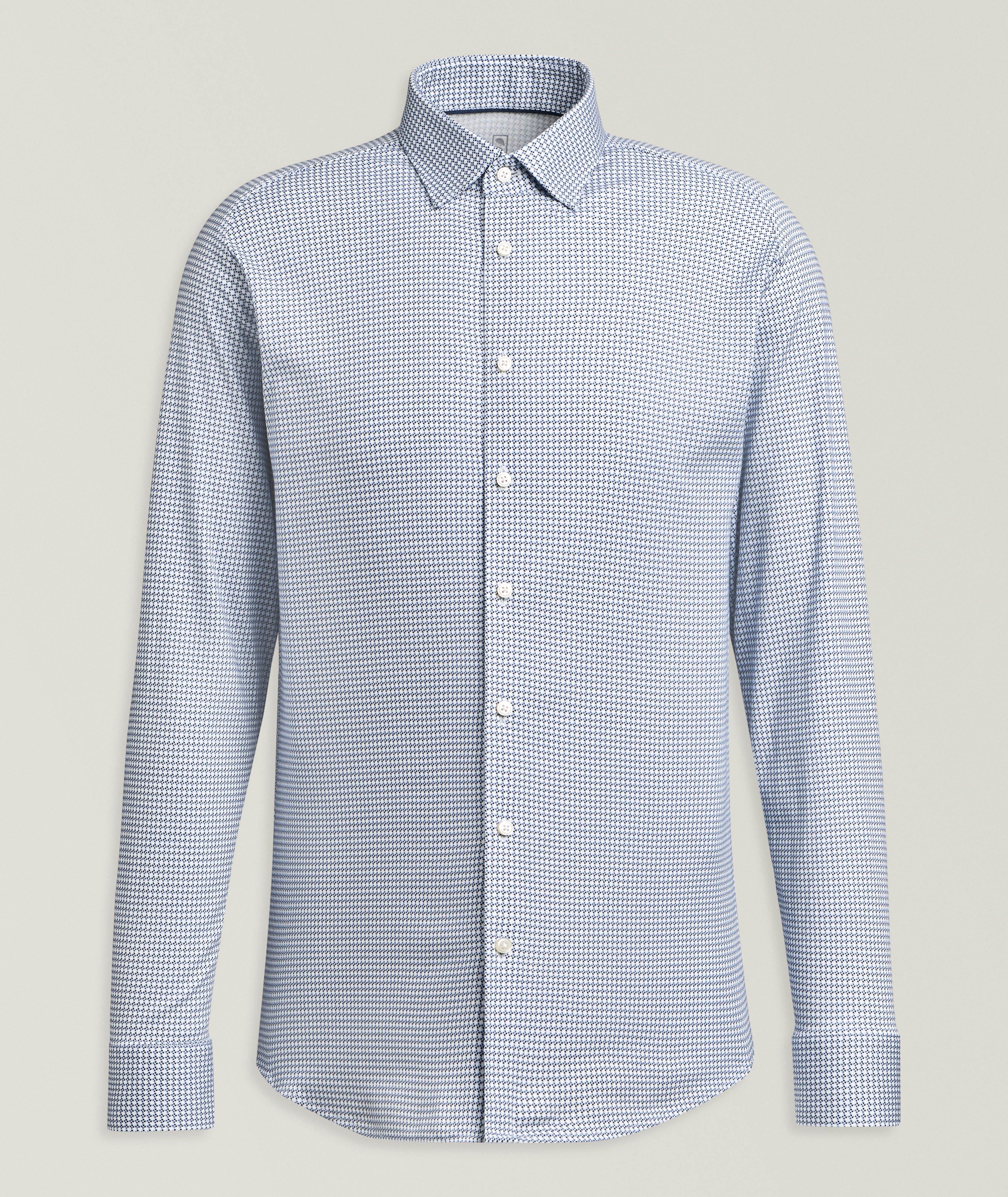 DESOTO Geo-Print Cotton Shirt 