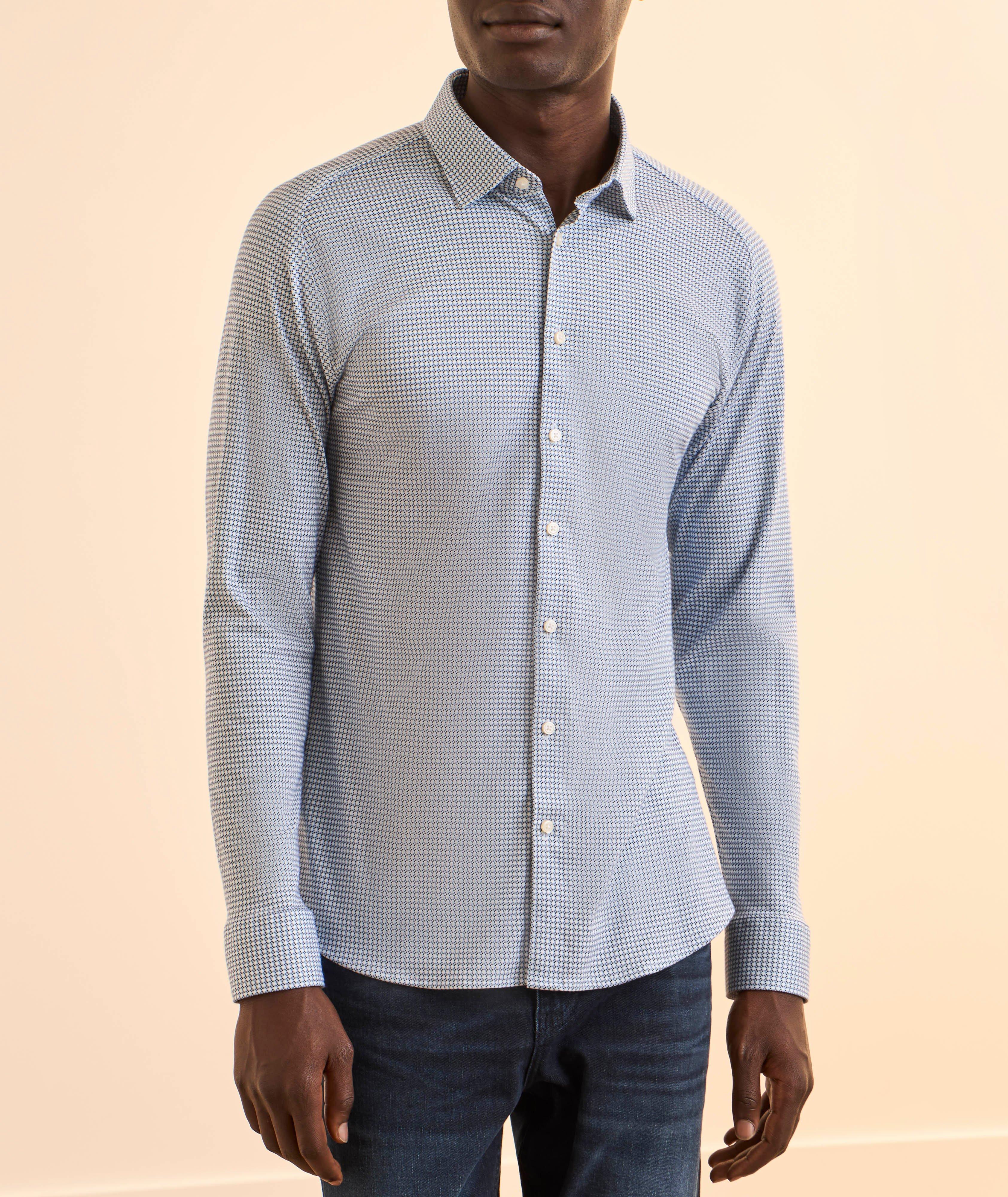 Geo-Print Cotton Shirt  image 1