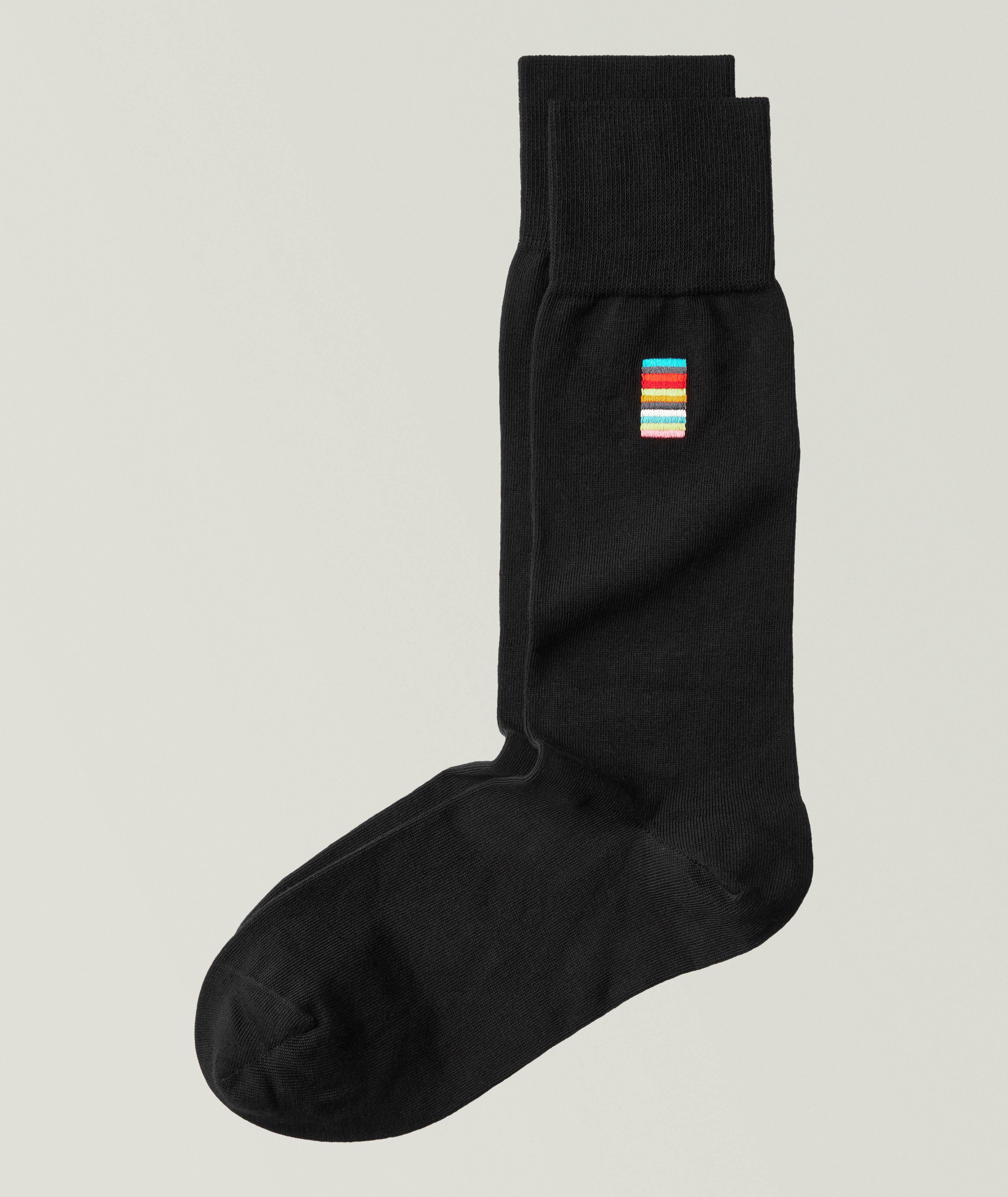 Paul Smith Chaussettes Alfie à rayures de marque