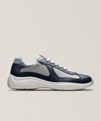 スニーカー PRADA SYSTEME SNEAKERS IN A MIX OF MATERIALS Prada America's Cup Mixed Media Sneakers | Sneakers | Harry
