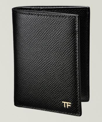 【TOM FORD】 T Line leather bifold wallet TOM FORD T-Line Grained Leather Bifold Wallet | Wallets
