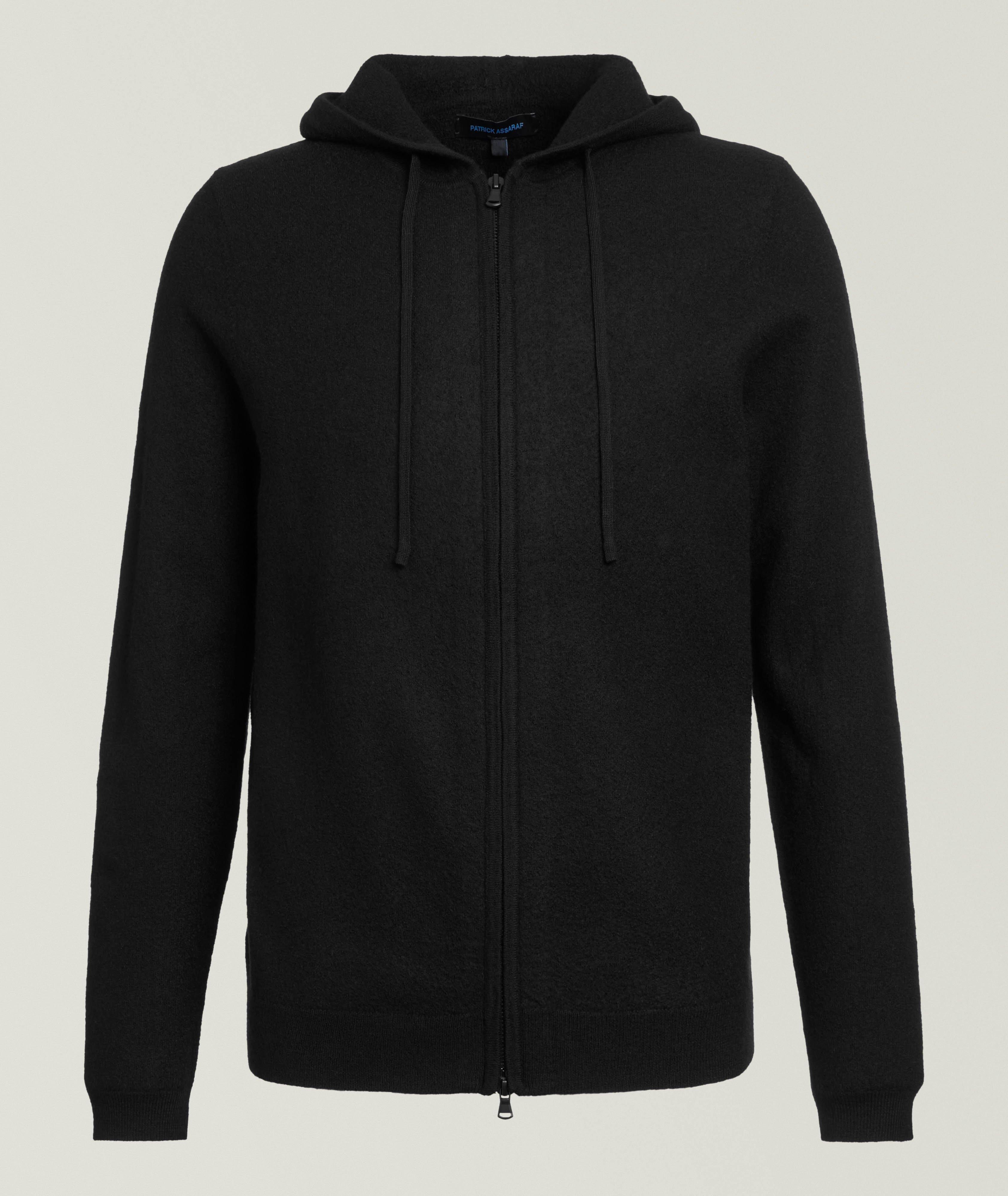 Patrick Assaraf Cardigan zippé laine bouillie 