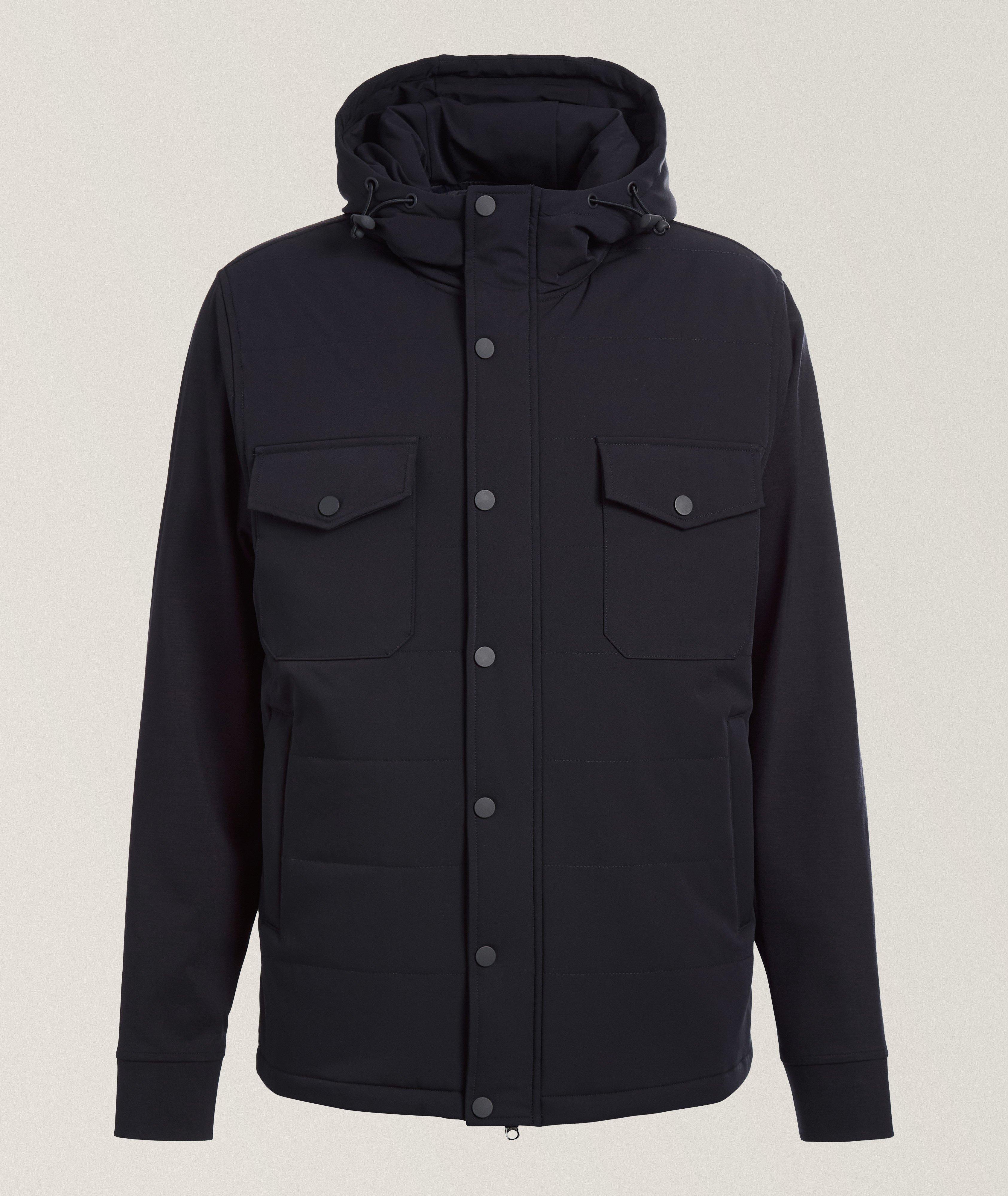 Patrick Assaraf Nucleo Quilted Hooded Jacket
