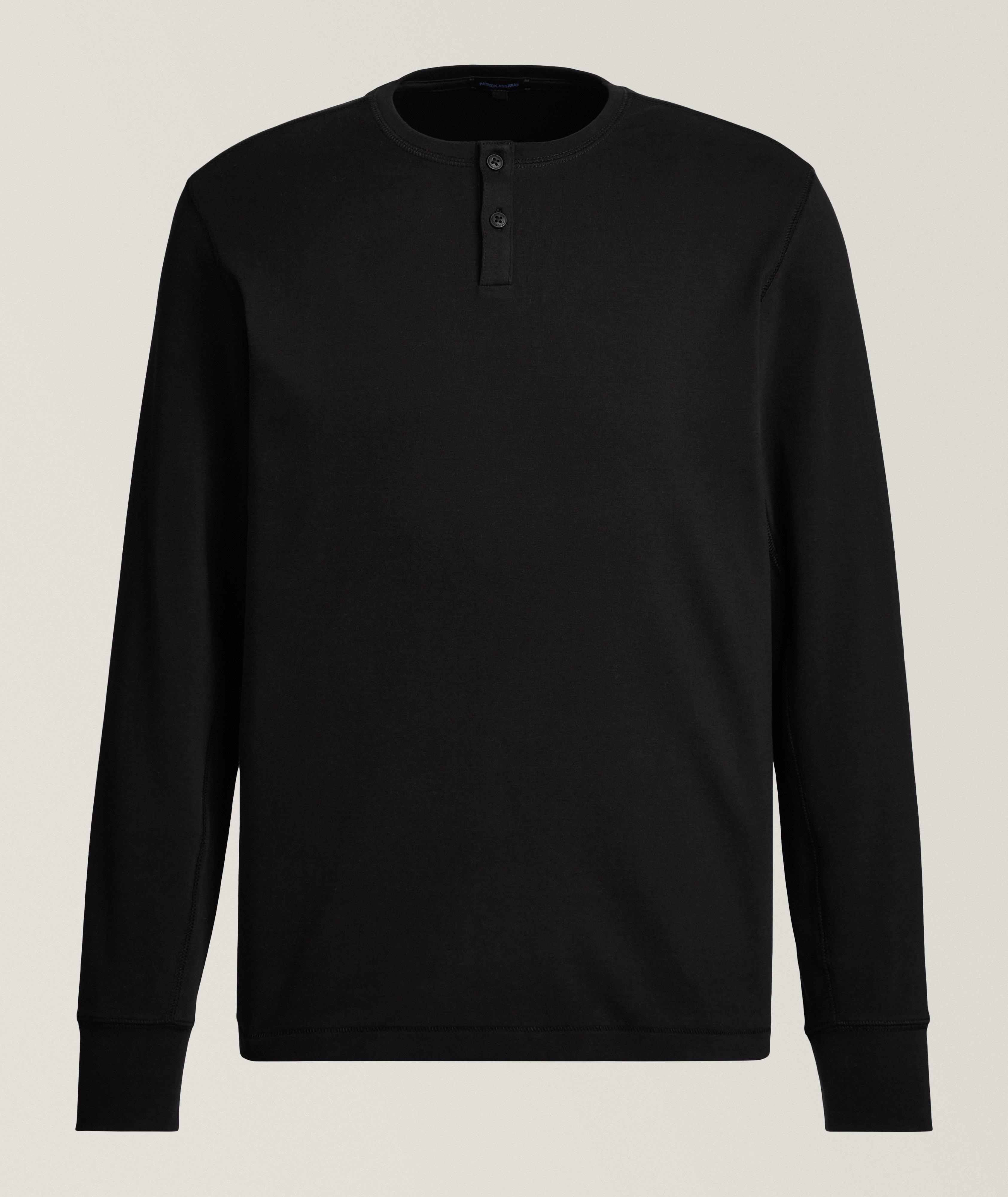 Henley en coton Pima extensible image 0