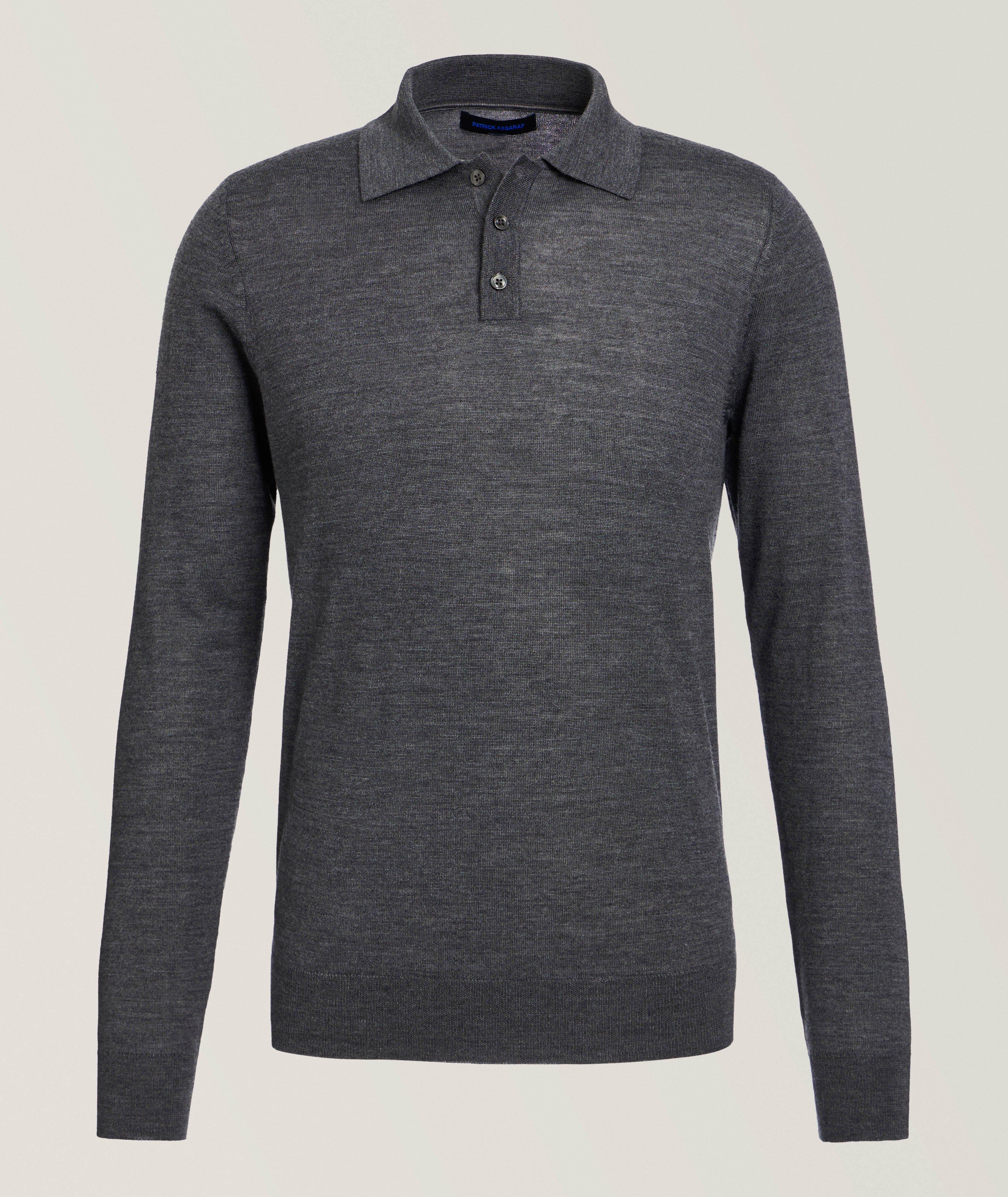 Patrick Assaraf Extrafine Merino Wool Polo