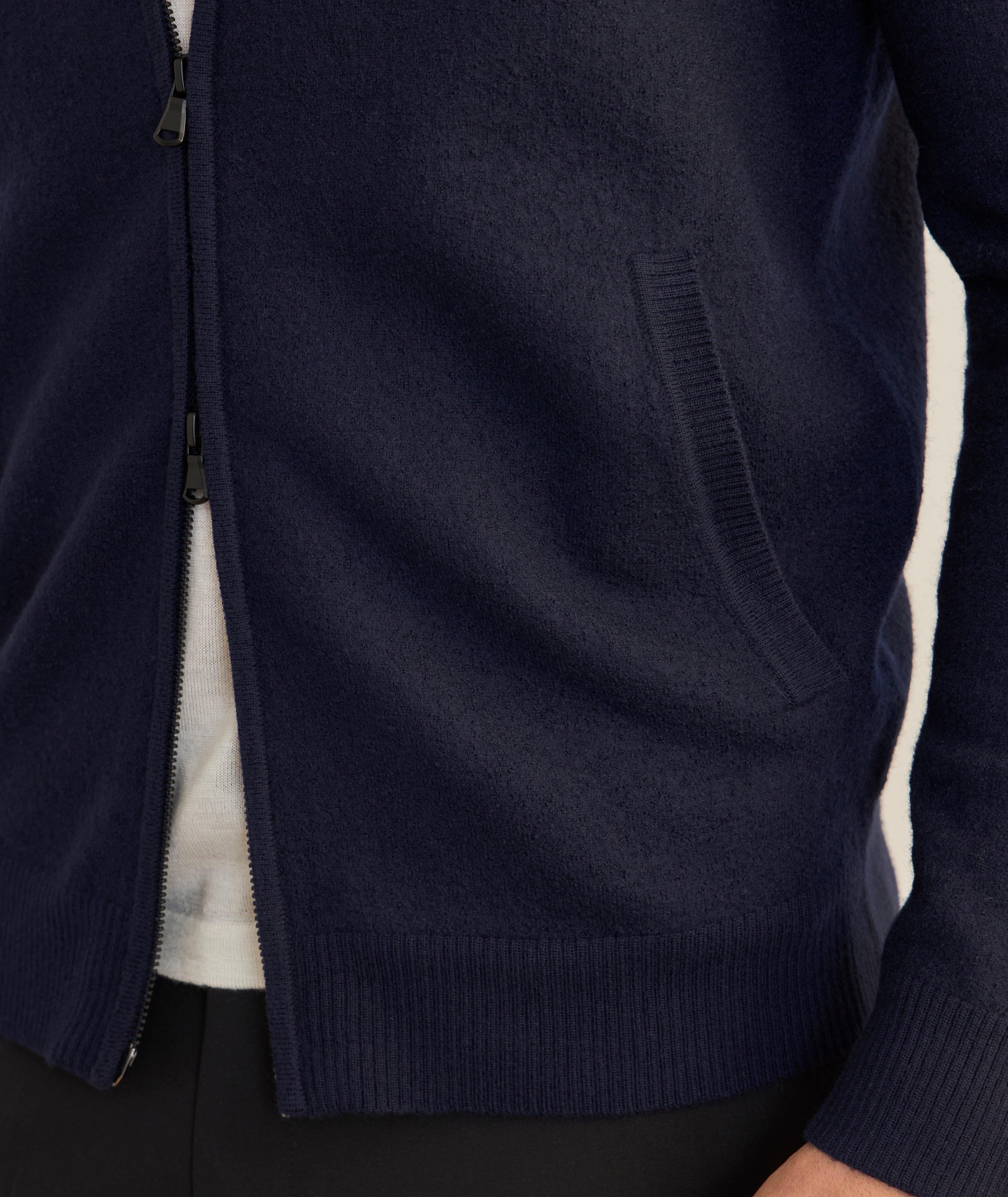 Cardigan zippé laine bouillie  image 3