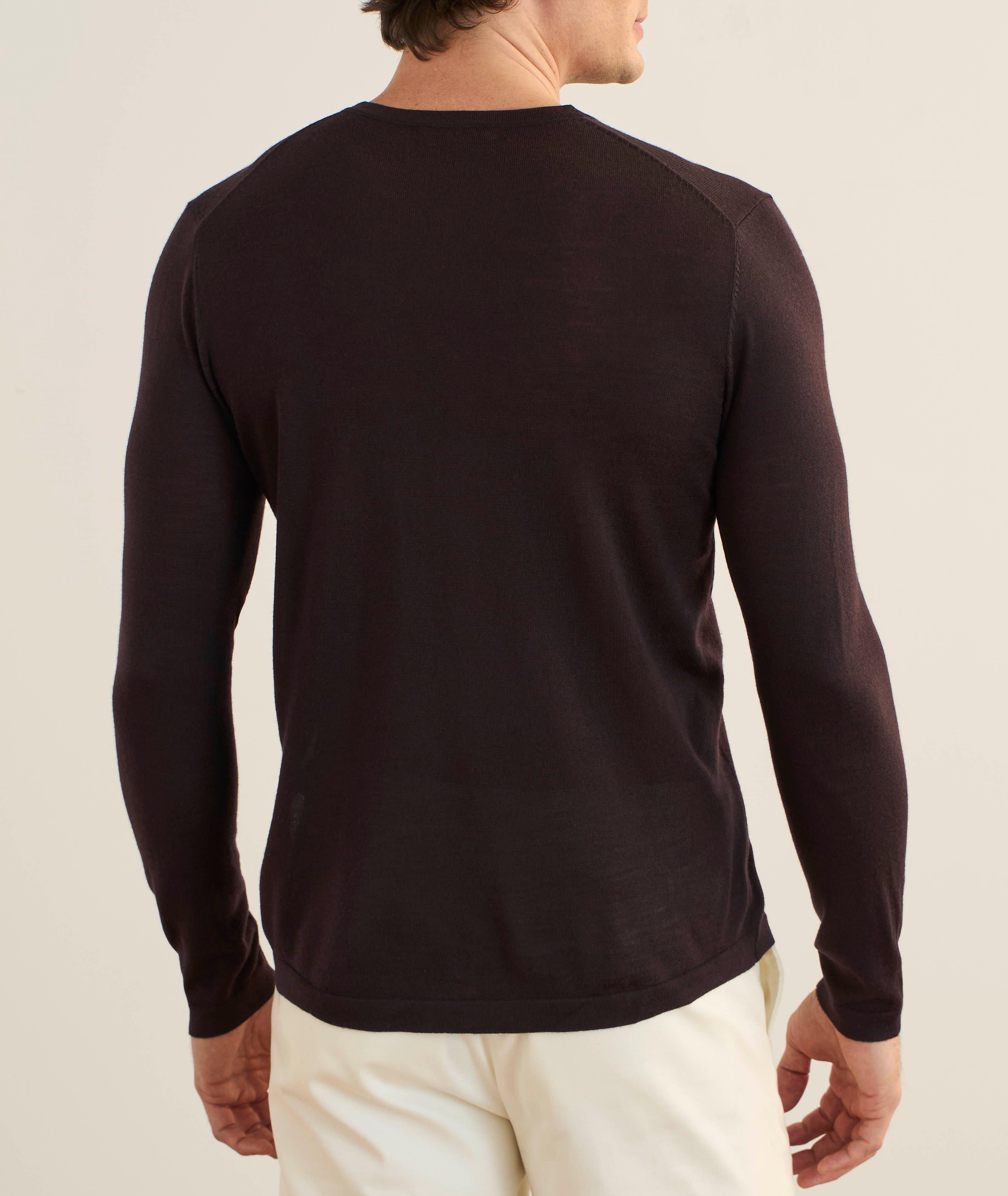 Extrafine Merino Wool V-Neck Sweater image 2