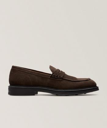 Brunello Cucinelli Suede Penny Loafers | Dress Shoes | Harry
