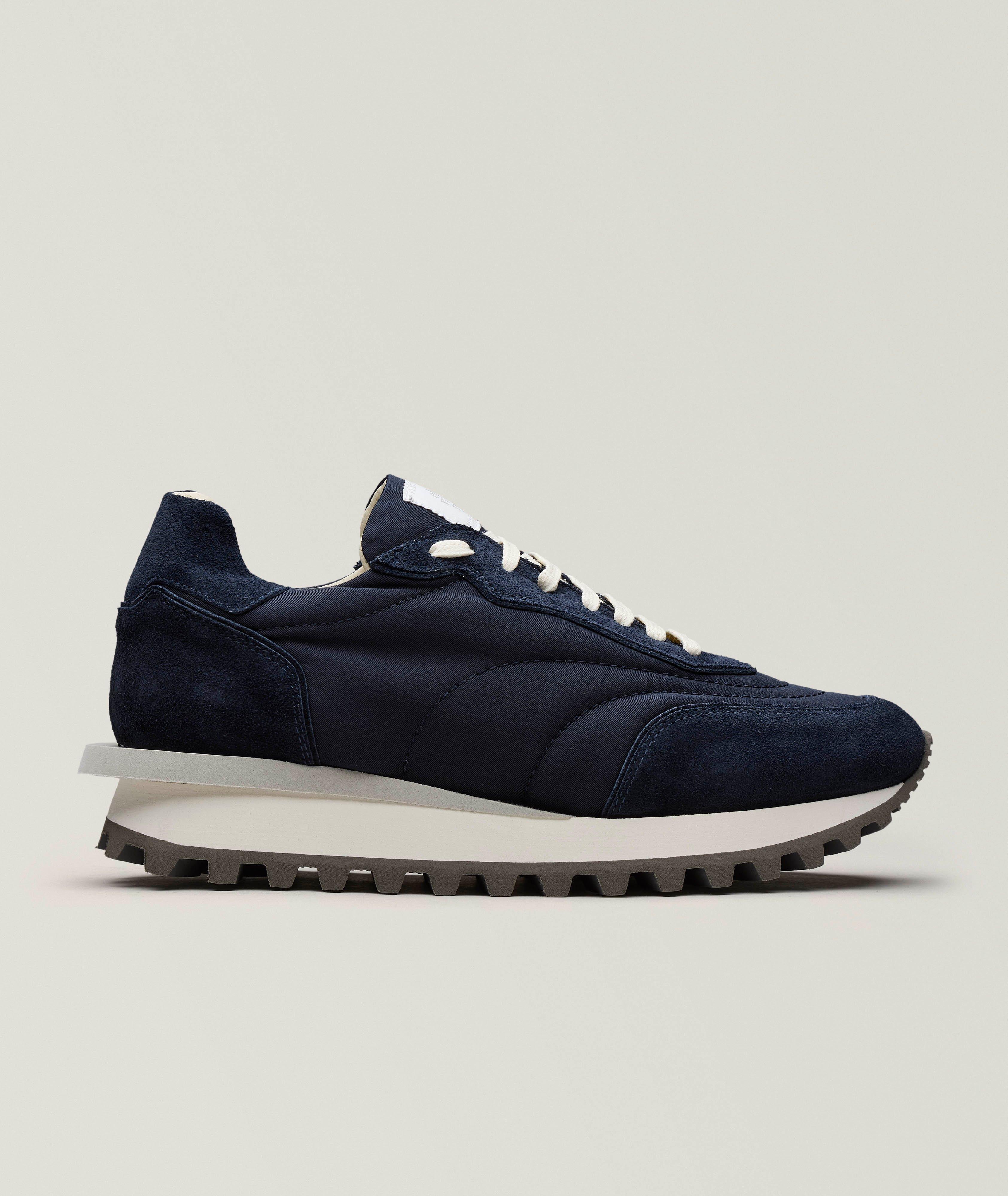 Eleventy Mix Media Sneakers