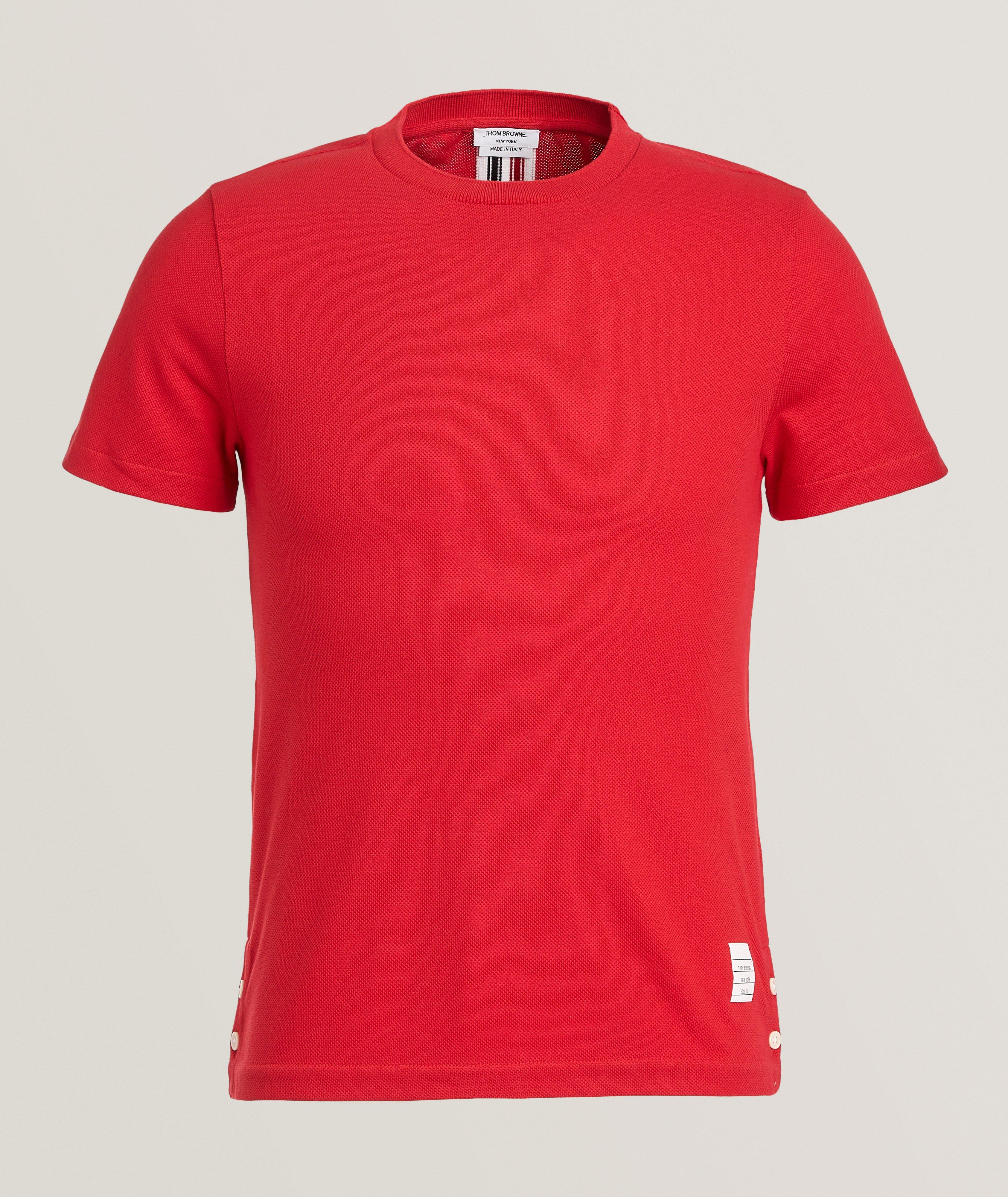 RWB Striped Back Piqué T-Shirt image 0