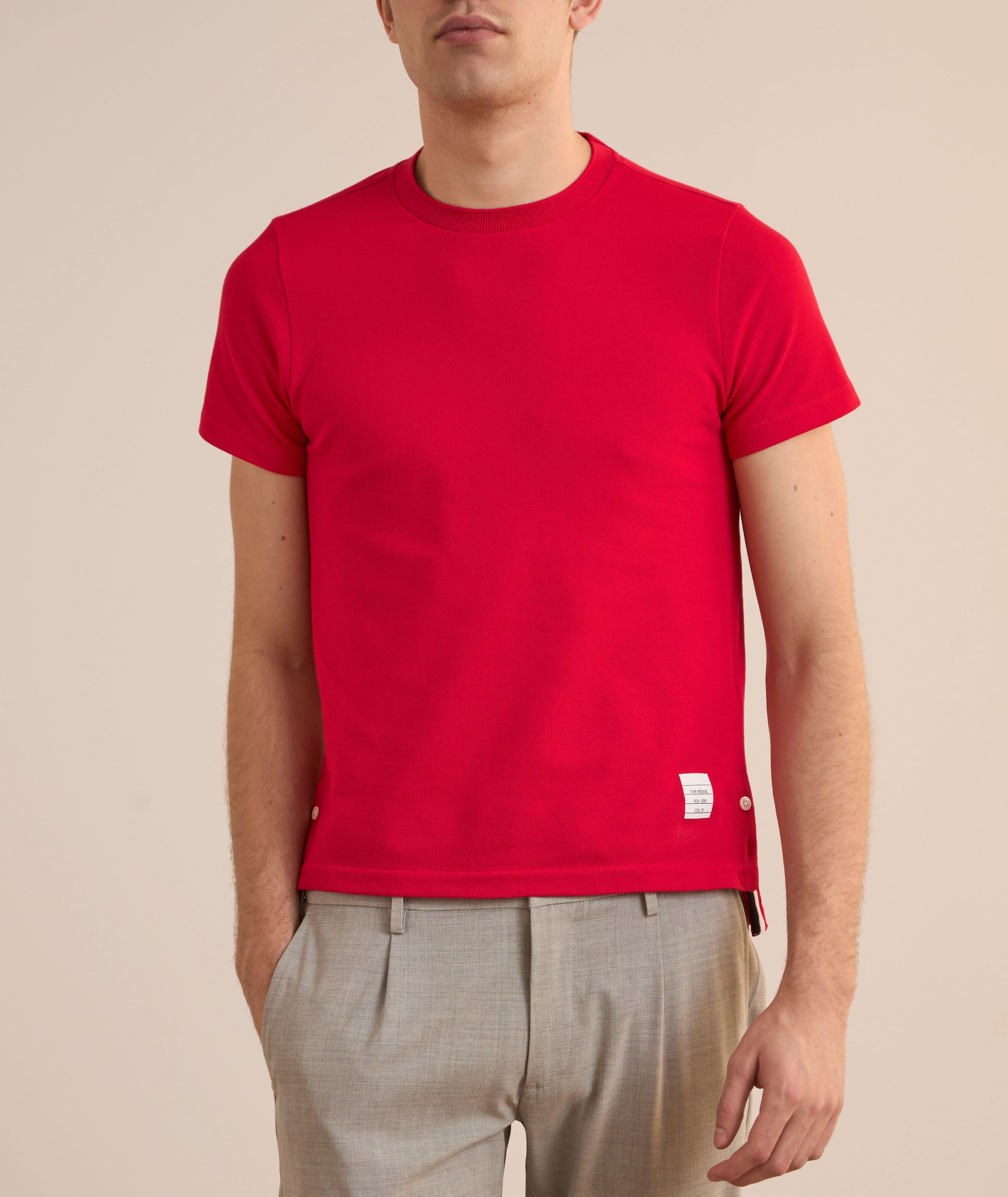 RWB Striped Back Piqué T-Shirt image 1