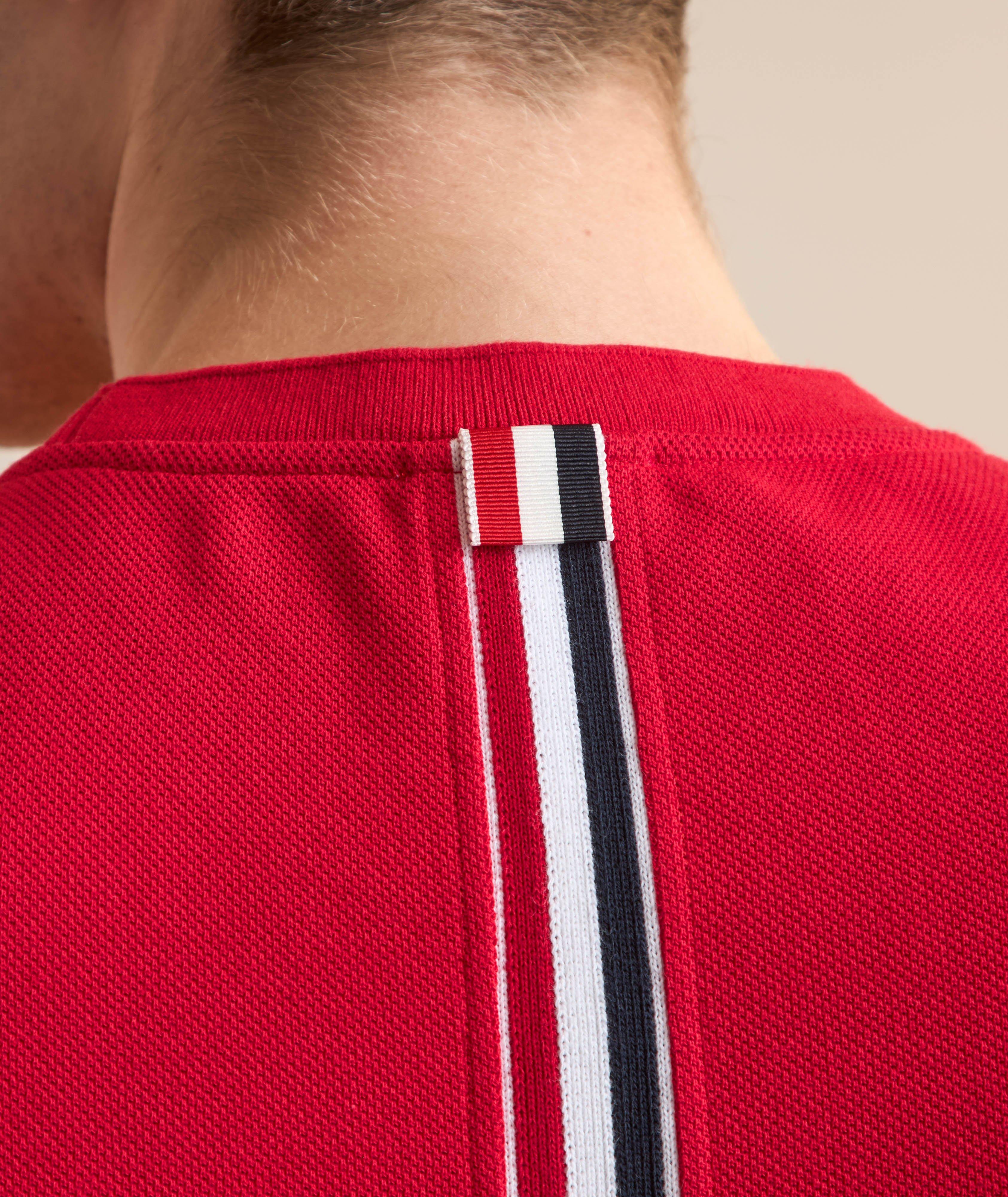 RWB Striped Back Piqué T-Shirt image 4