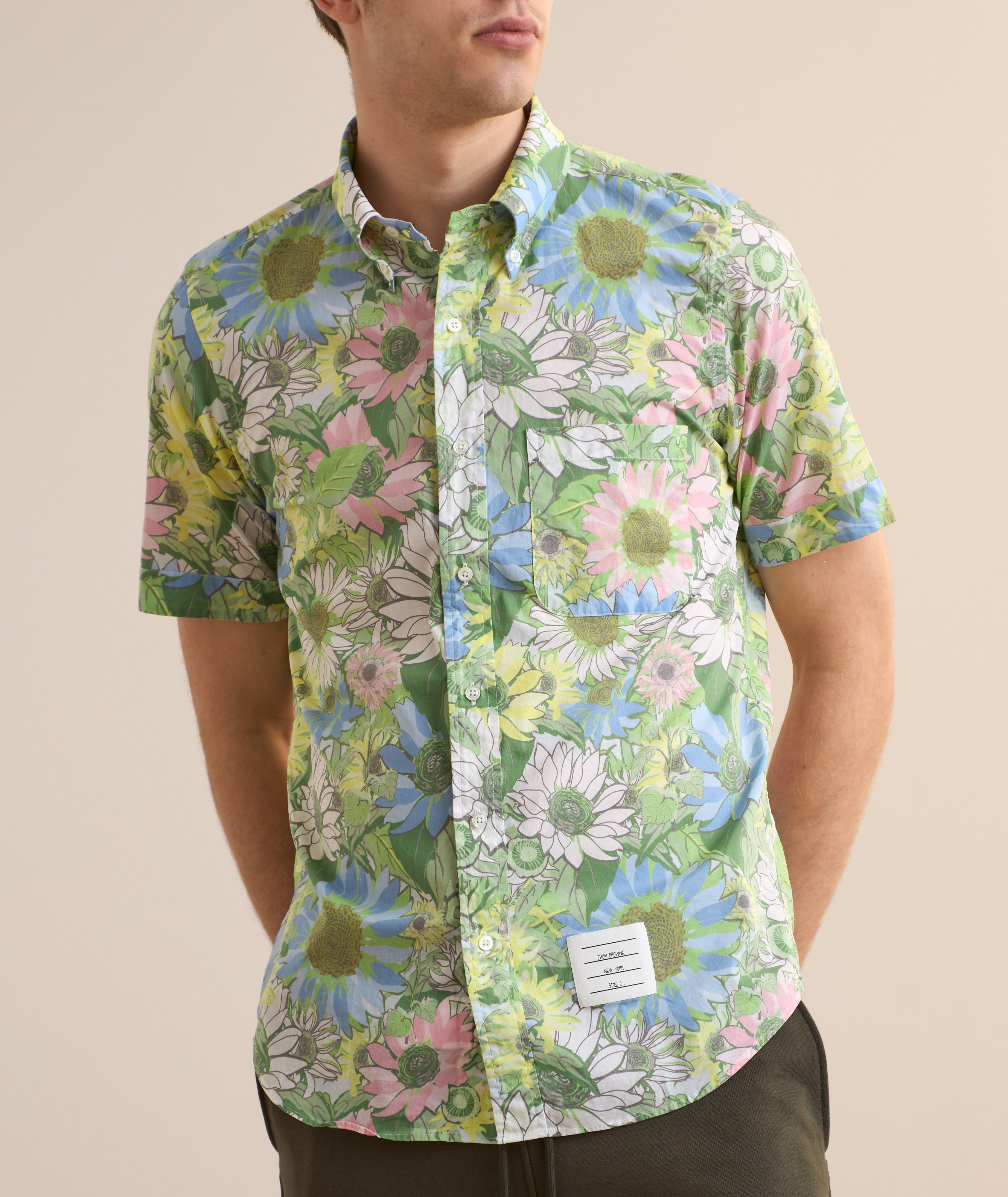Floral Cotton Voile Camp Shirt image 1