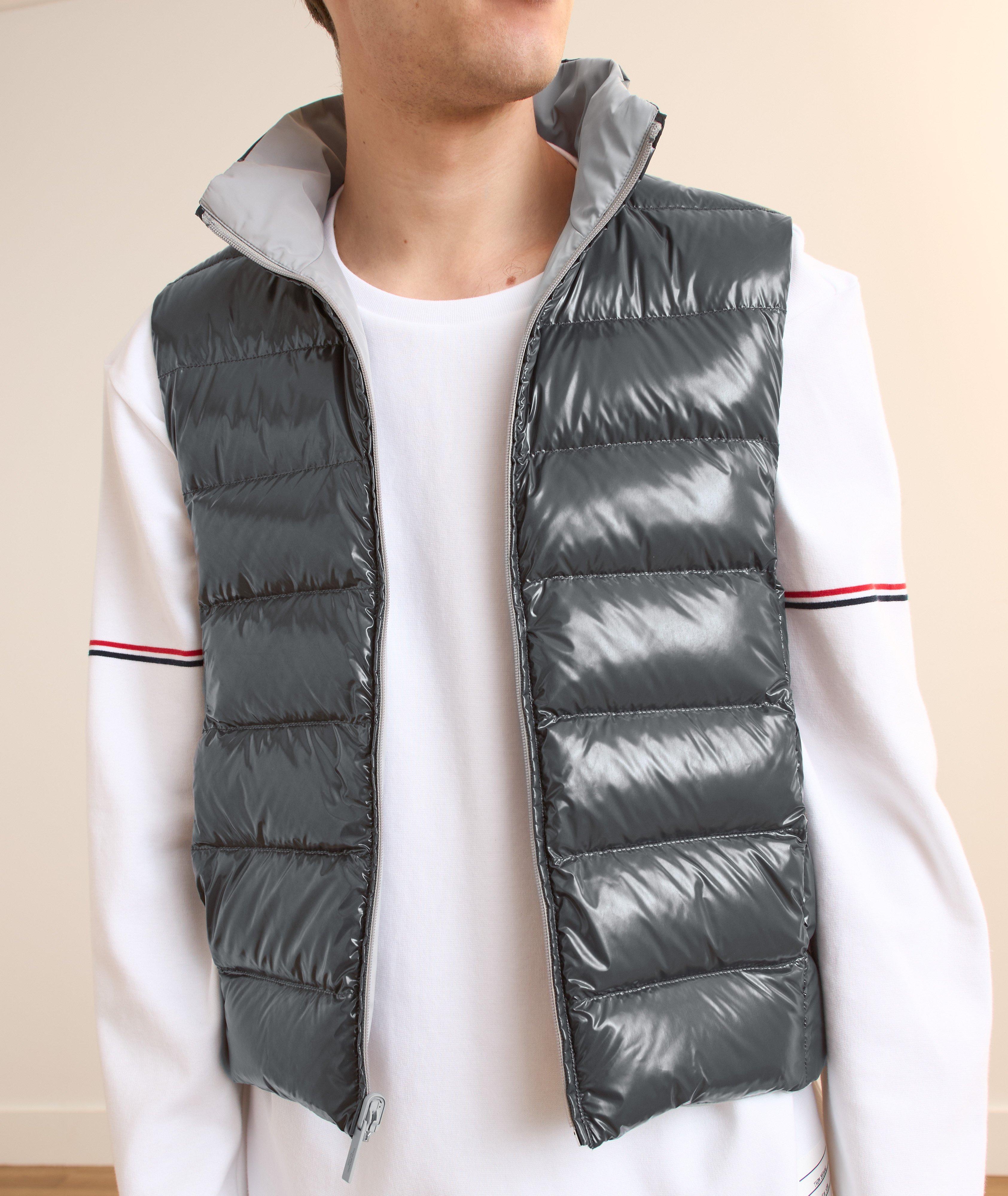 Packable Down Polytwill Vest  image 5