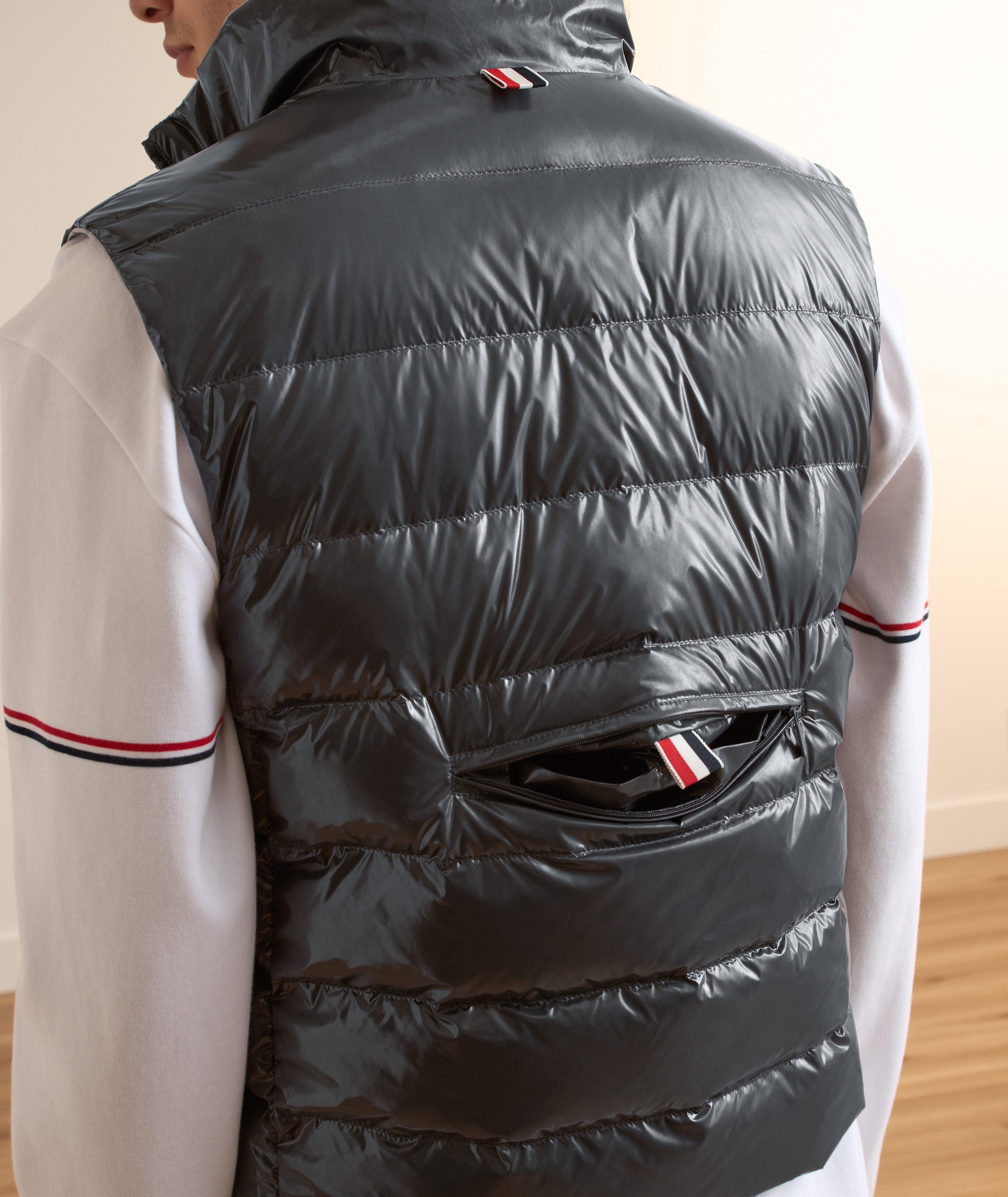 Packable Down Polytwill Vest  image 6