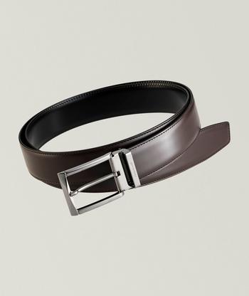 Ferragamo Reversible Double Gancini Leather Belt | Belts