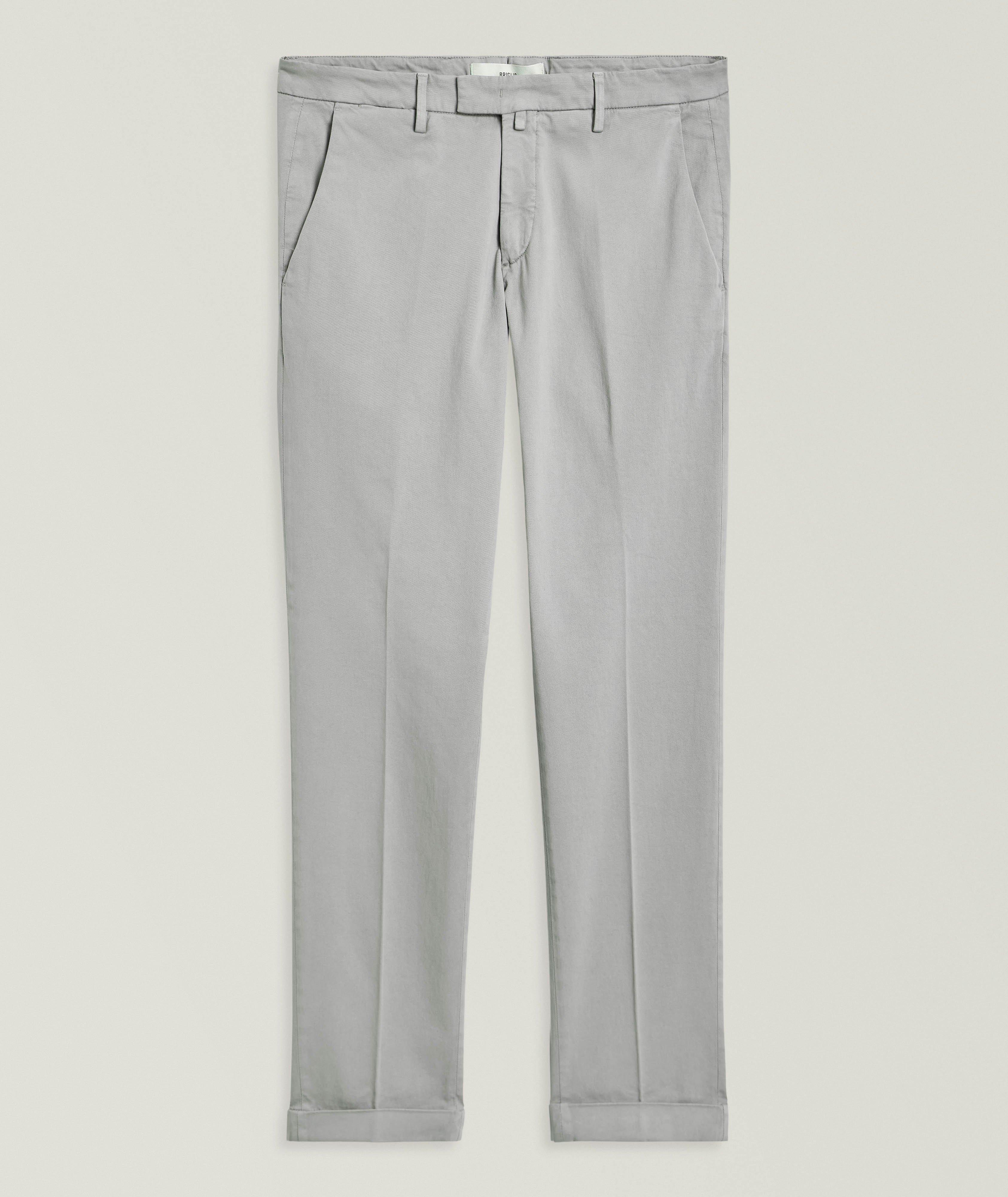 Briglia Slim-Fit Stretch-Cotton Chinos