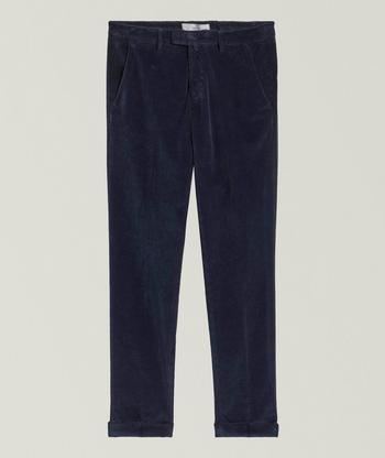 Brunello Cucinelli Leisure-Fit Pleated Corduroy Pants