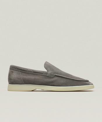 Santoni Suede Loafers | Casual Shoes | Harry Rosen