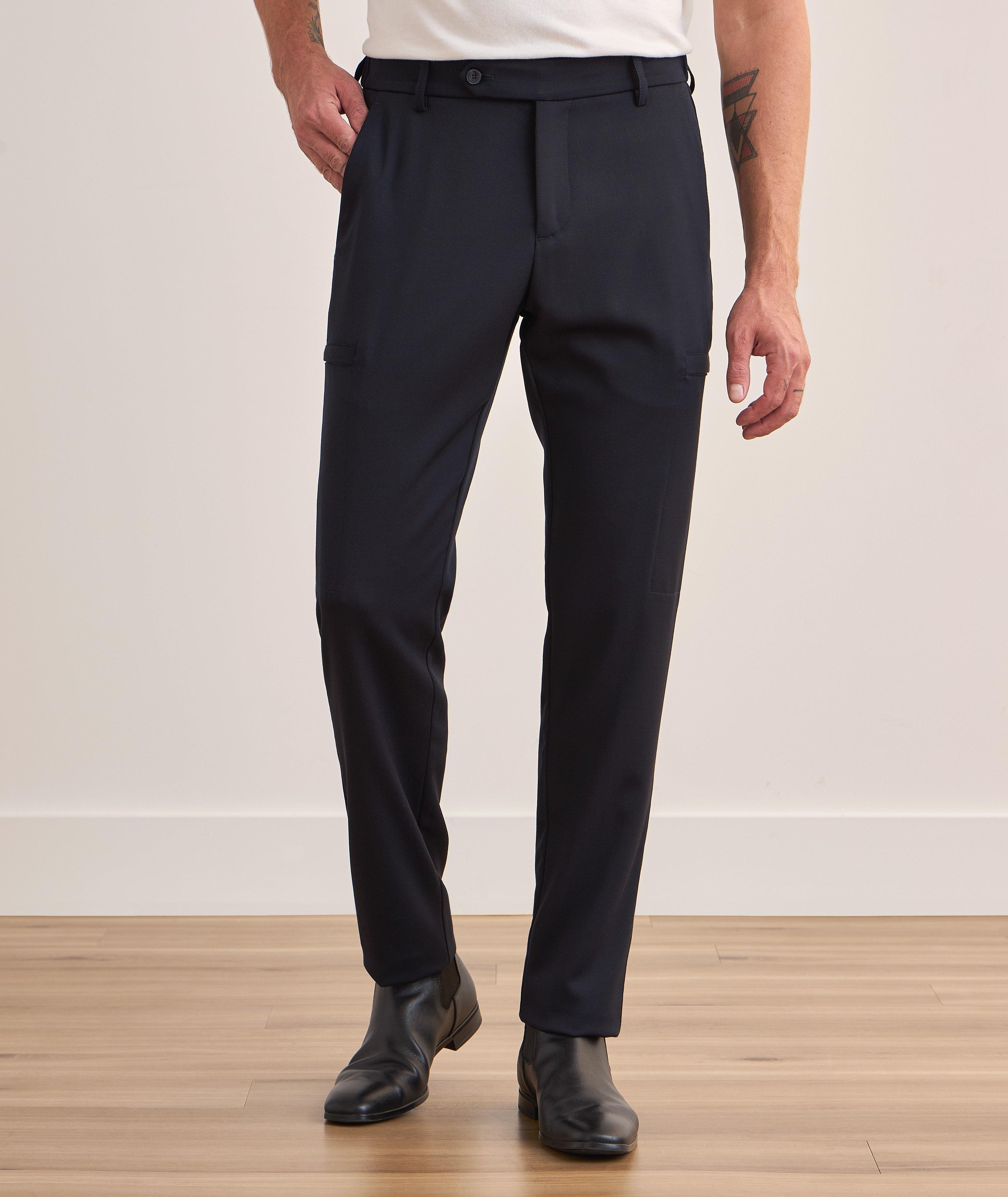 Stretch-Wool Cargo Pants image 1