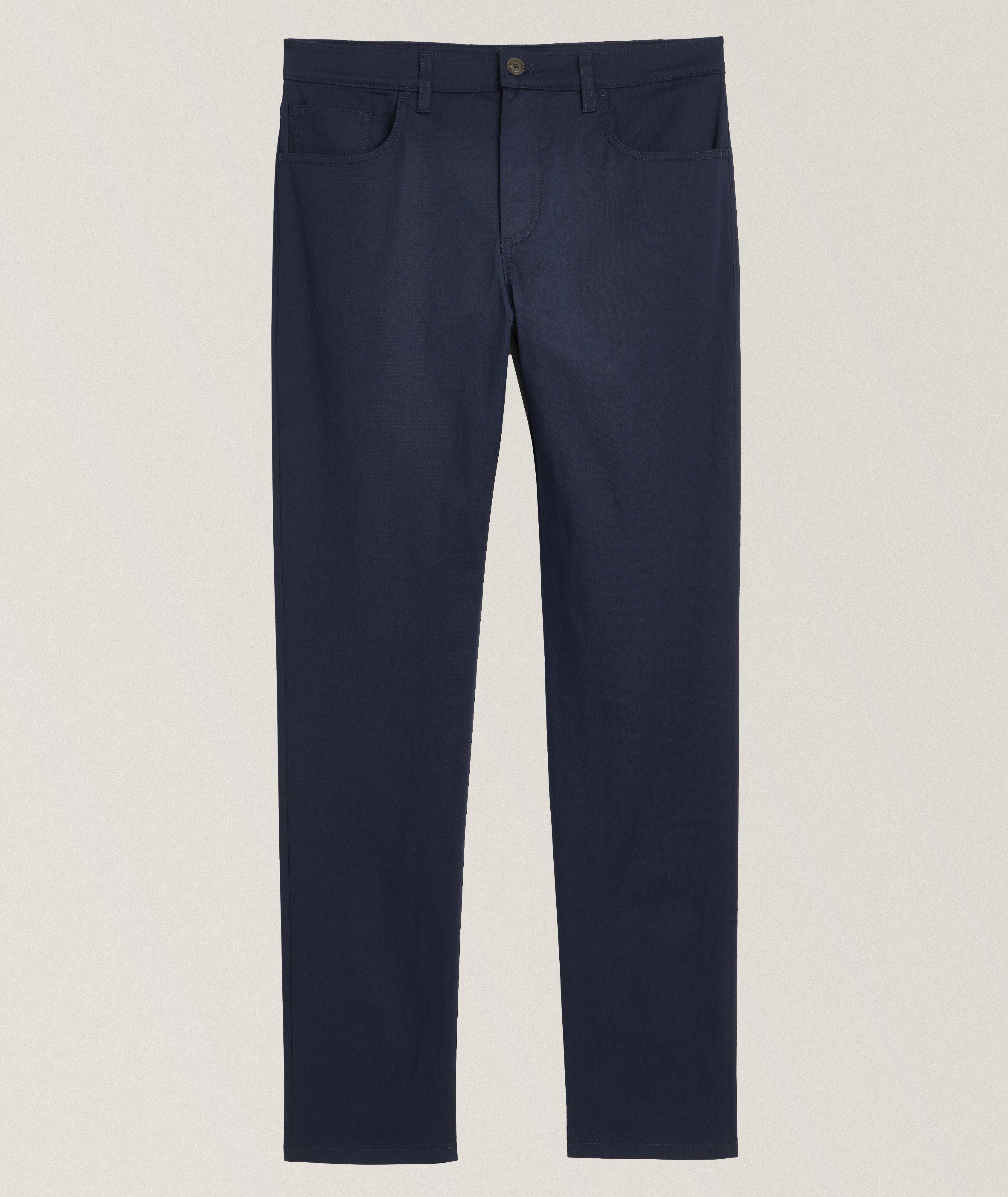 Canali Stretch-Cotton Five-Pocket Pants
