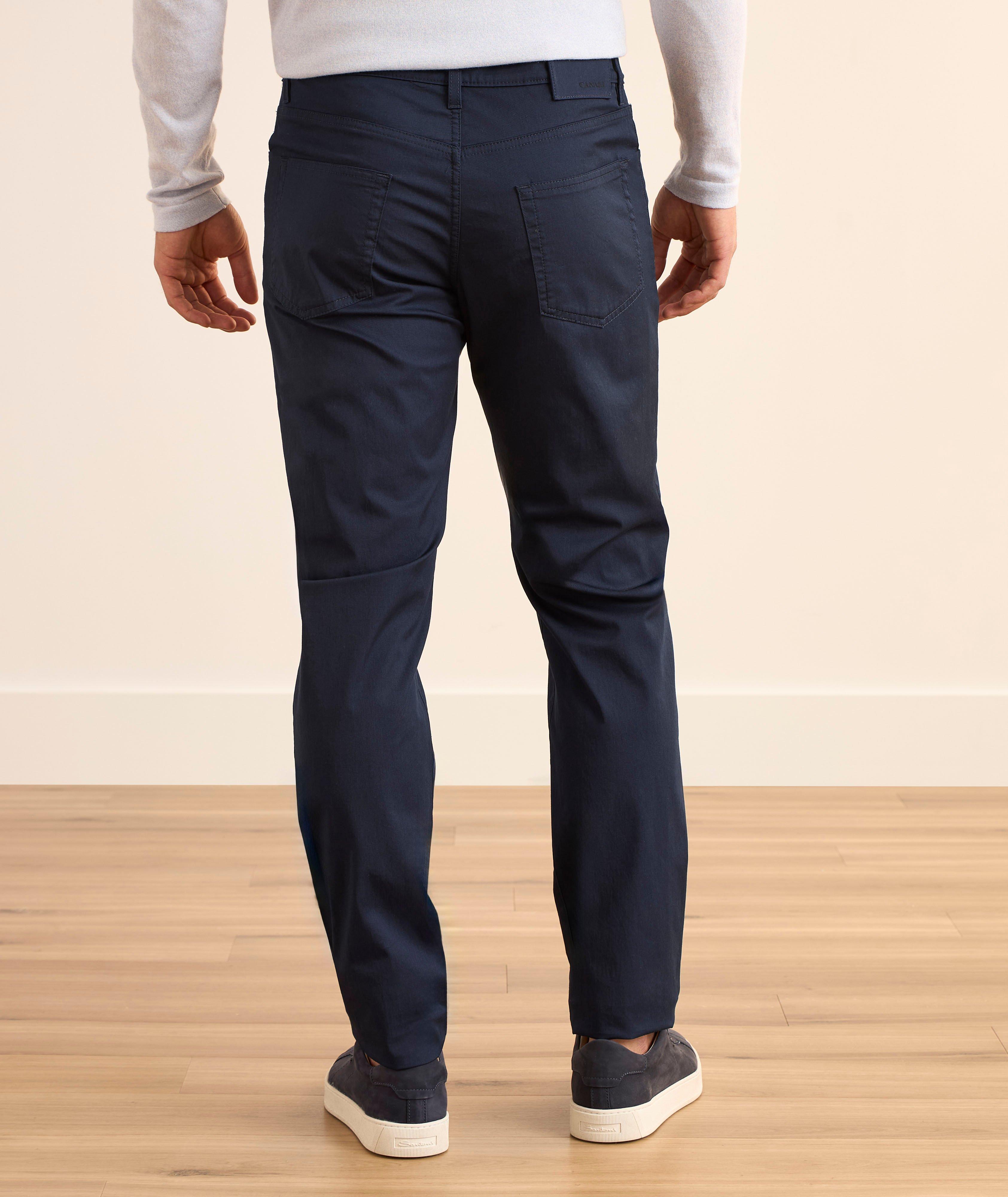 Stretch-Cotton Five-Pocket Pants image 2