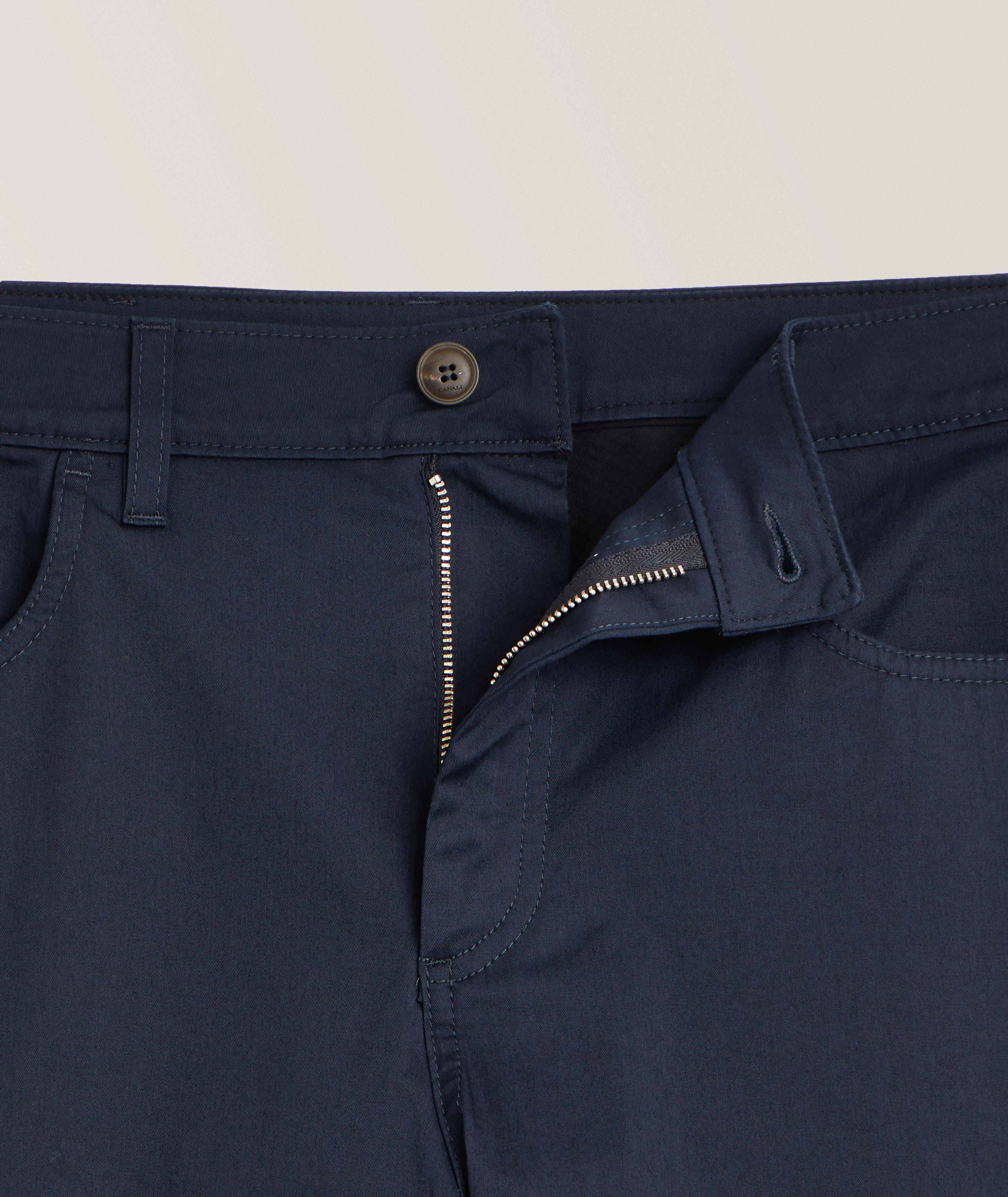 Stretch-Cotton Five-Pocket Pants image 4