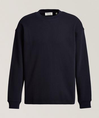 Emporio Armani Logo Modal-Cotton Sweatshirt | Sweaters
