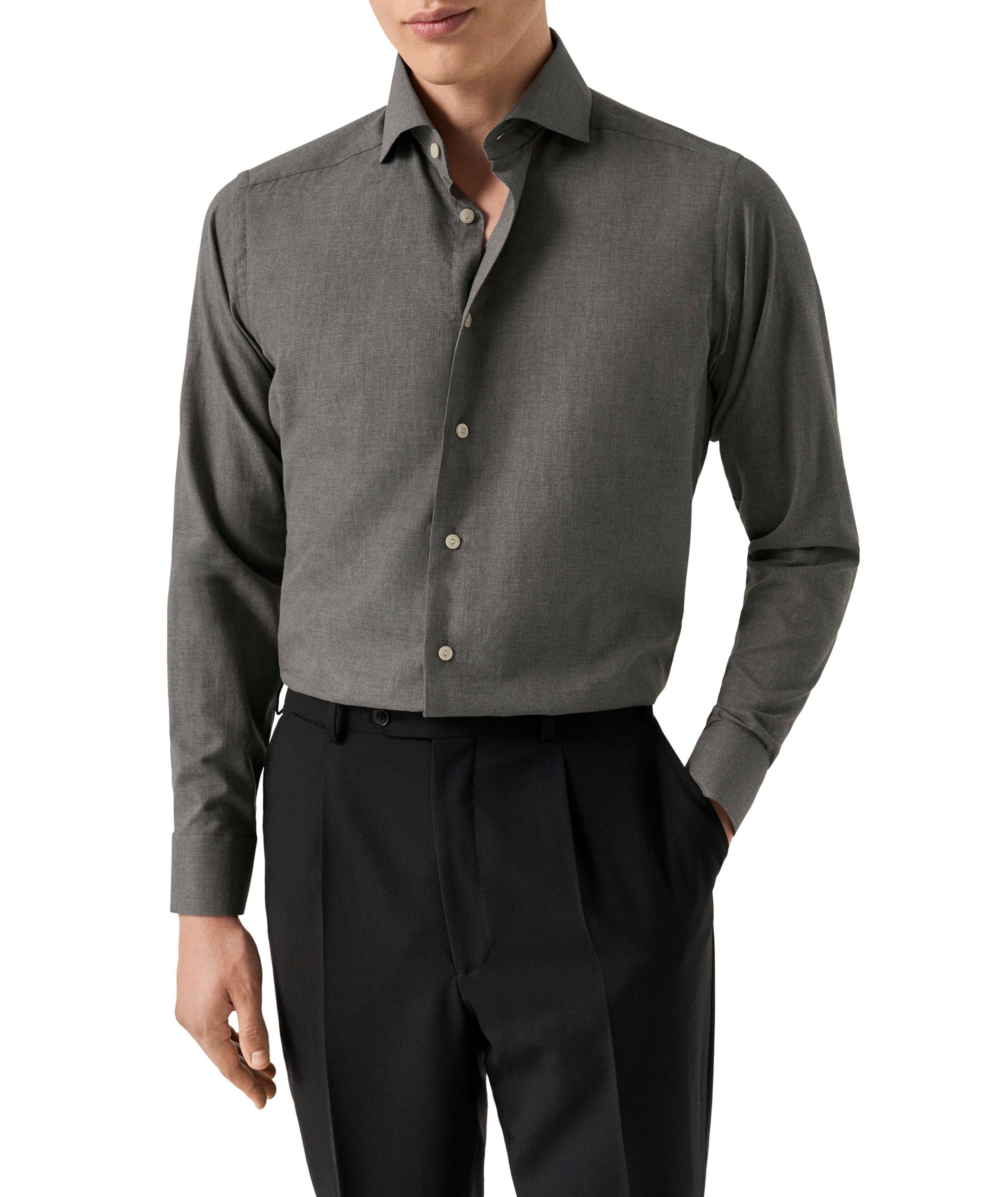 Slim-Fit Signature Flannel Dress Shirt image 2