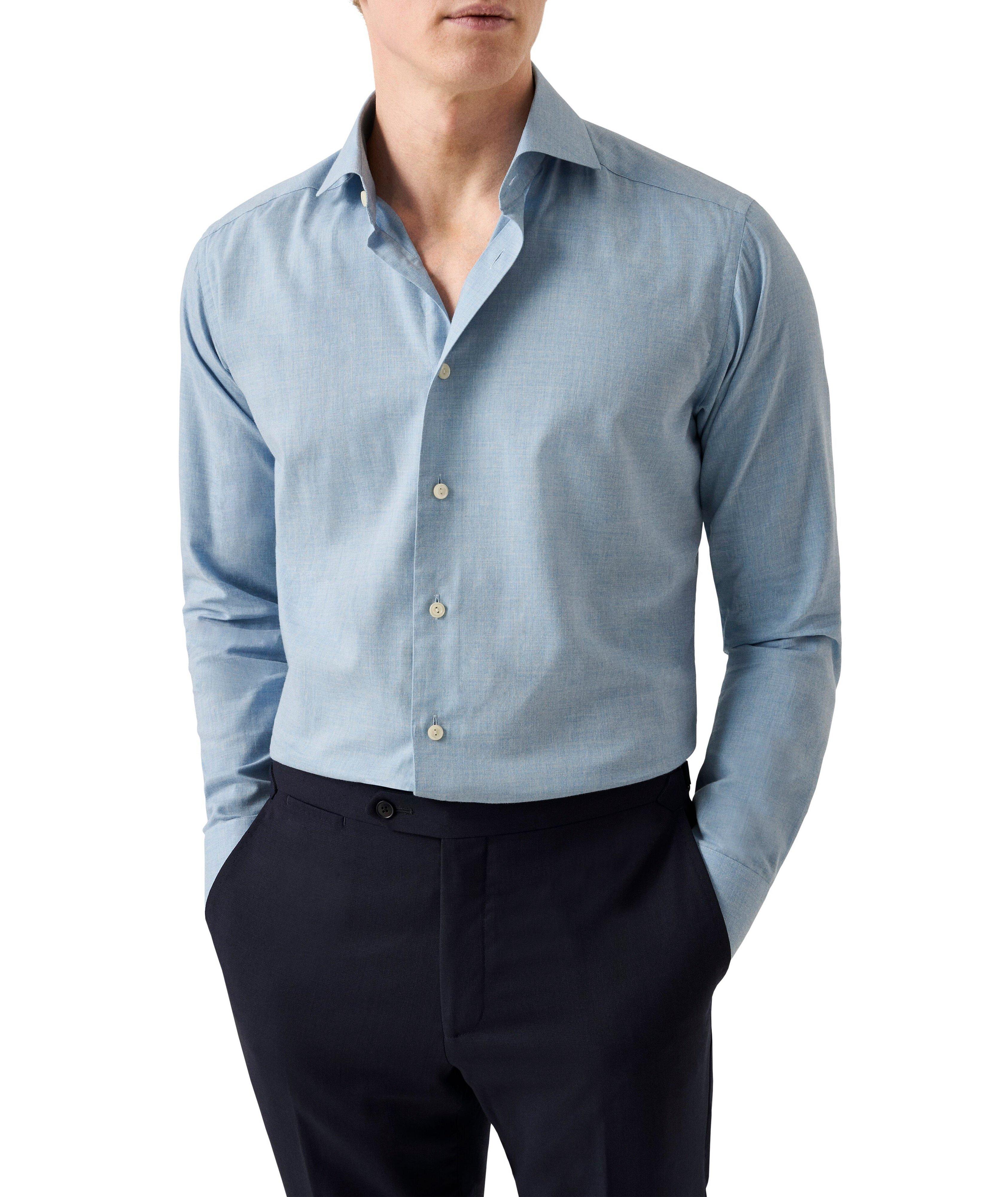 Slim-Fit Signature Flannel Dress Shirt image 2