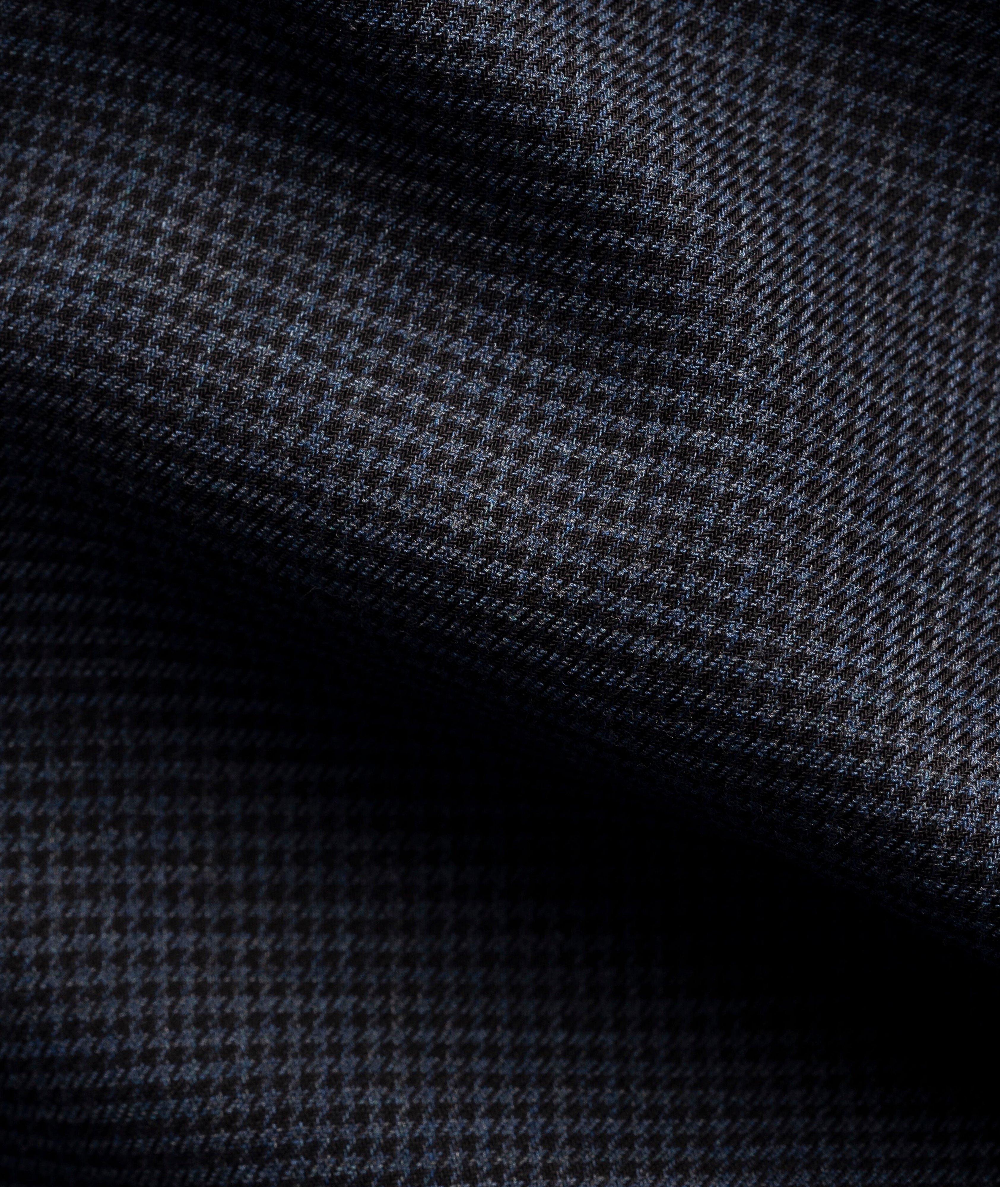 Micro-Check Flannel Dress Shirt image 6