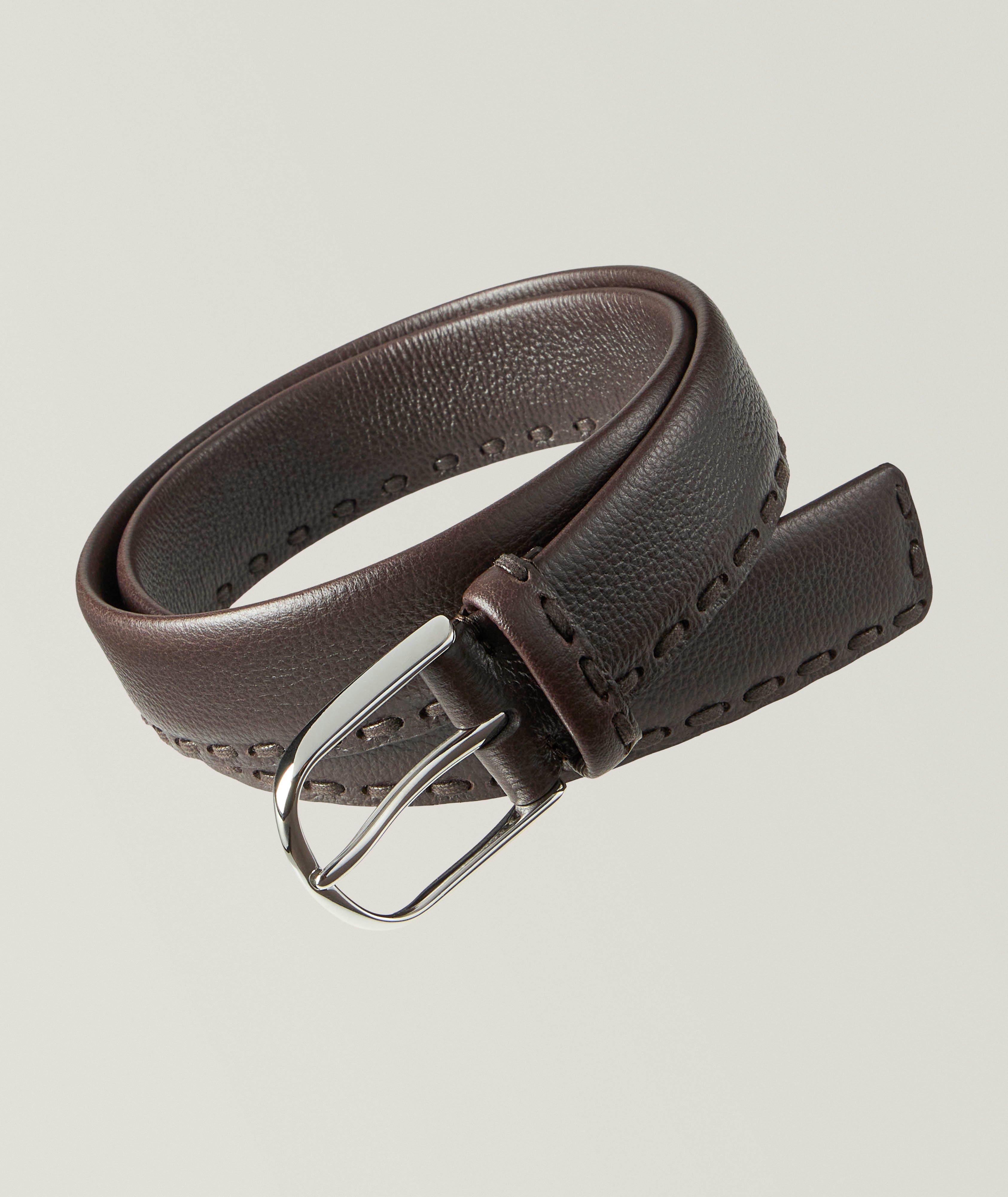 Anderson's Edge Stitches Grained Leather Belt 