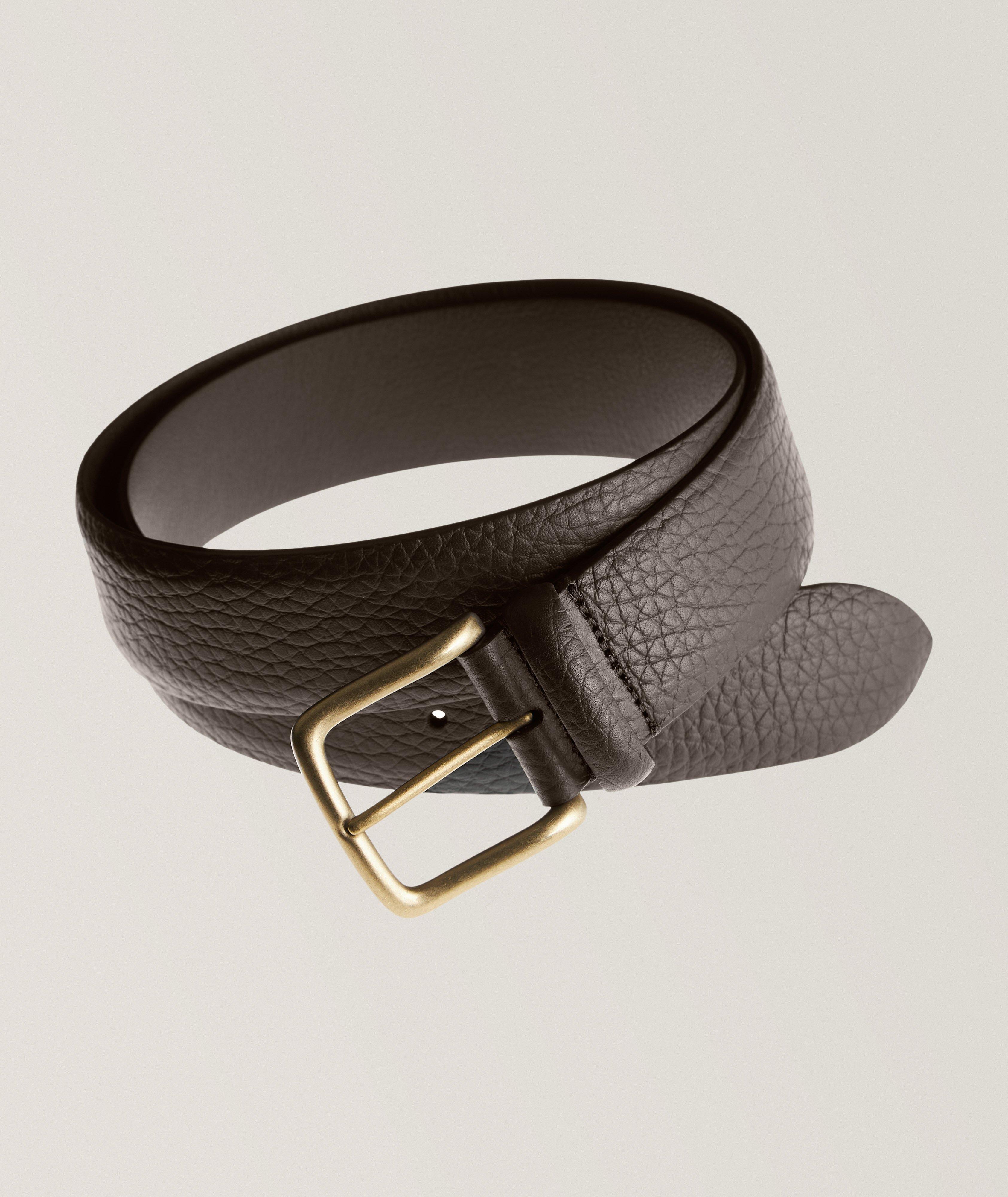 Grained Leather Belt image 0