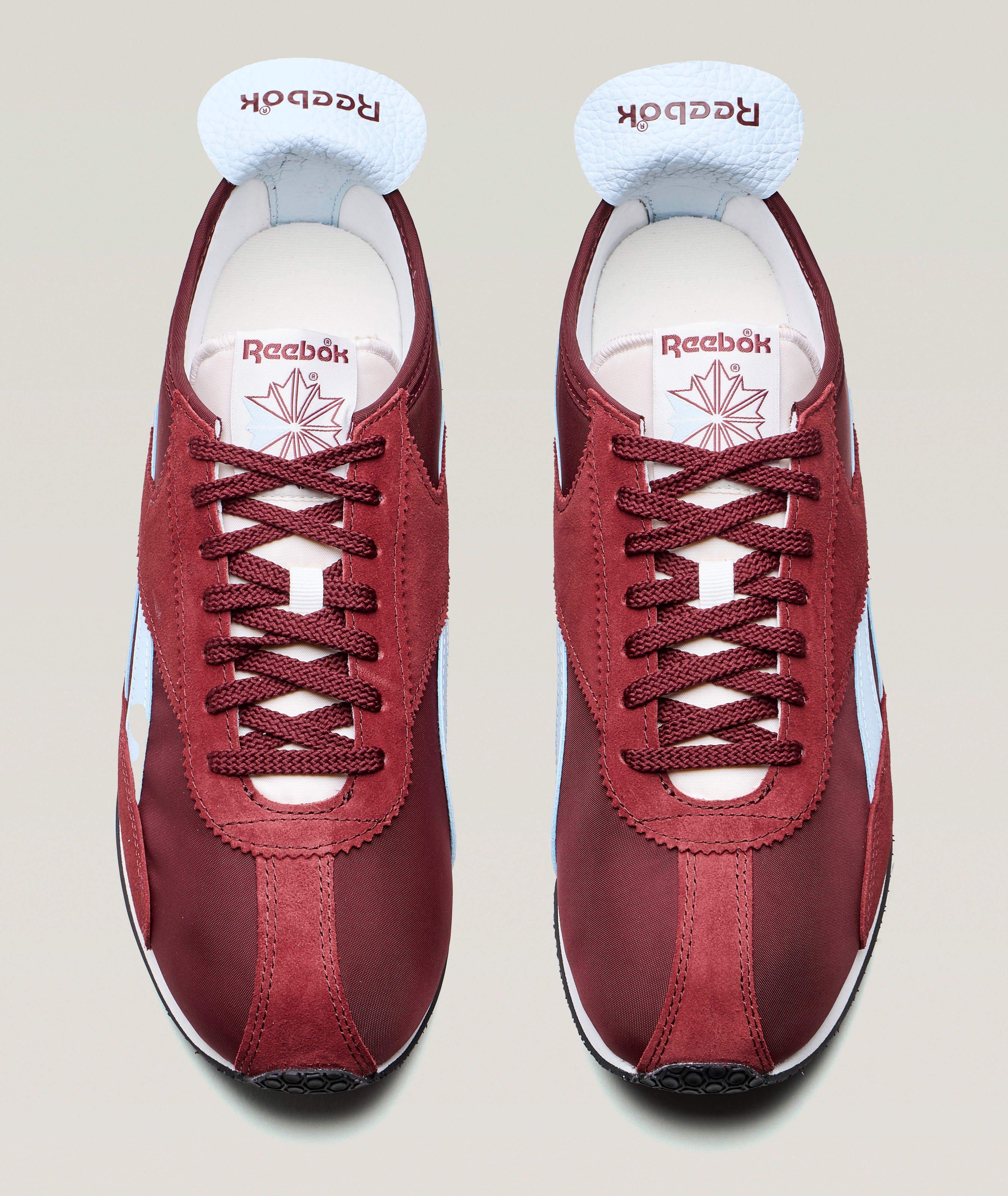 R400 Nylon & Suede Sneakers image 1