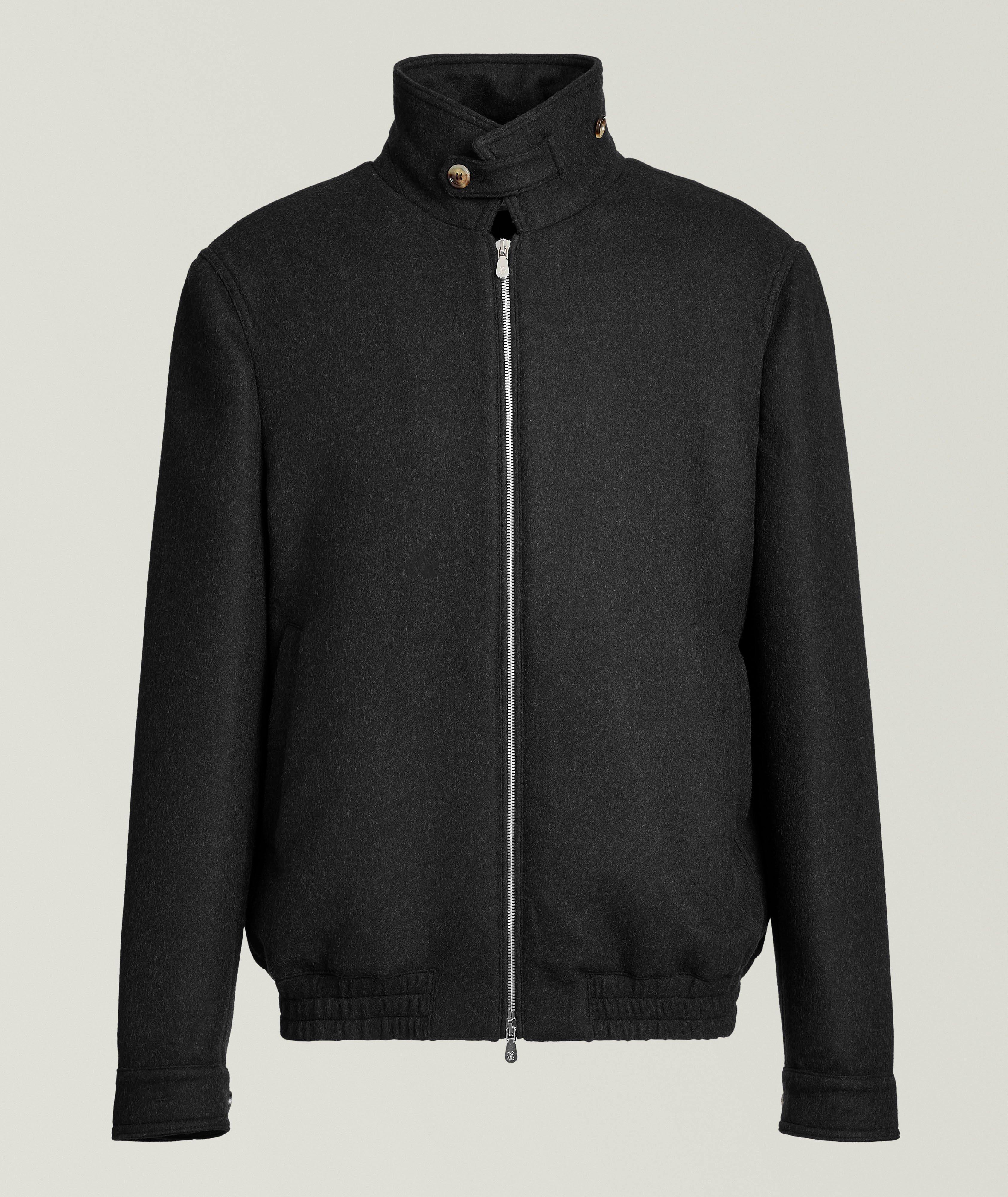 Full-Zip Wool Blouson