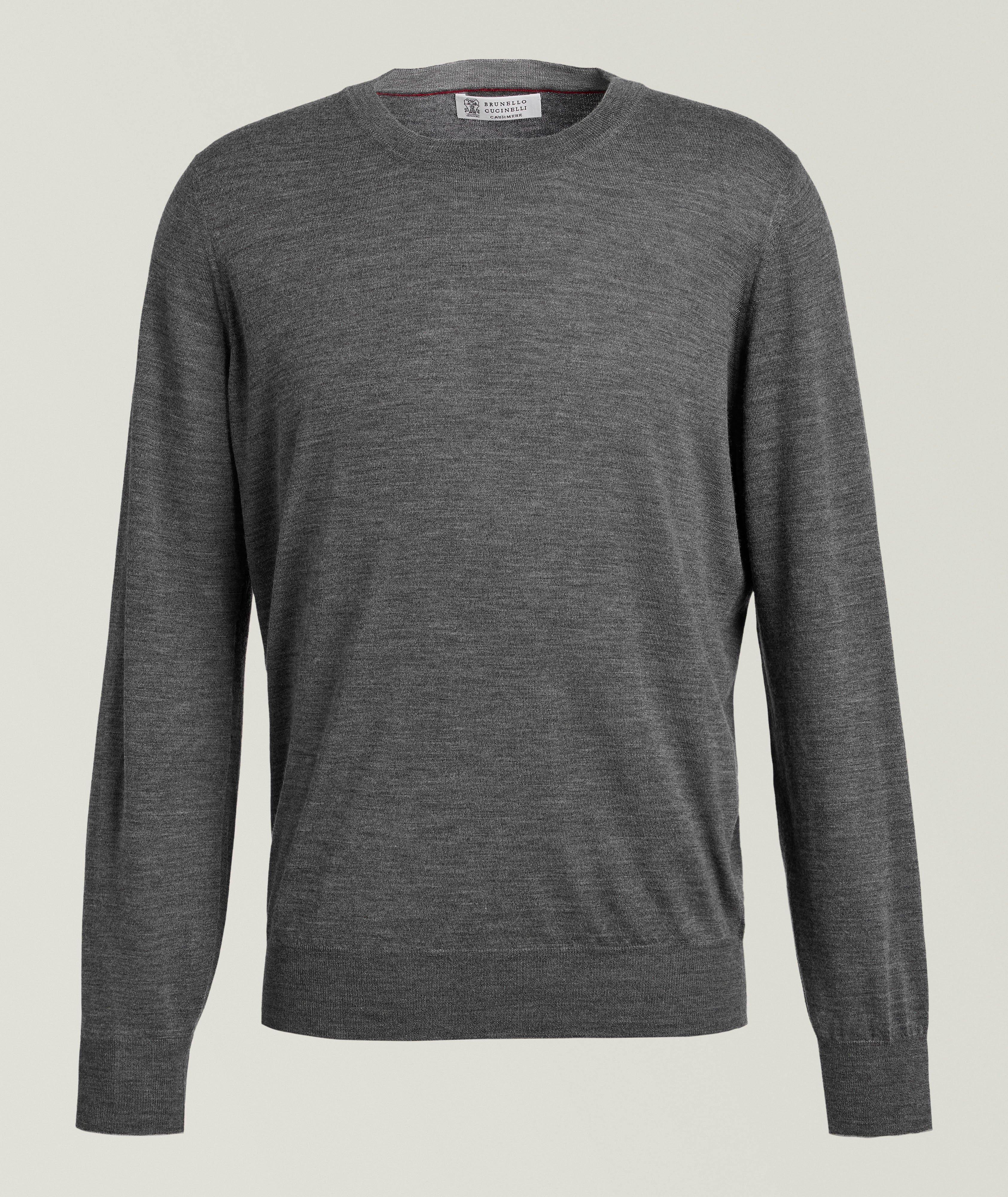 Fine Gauge Wool-Cashmere Sweater