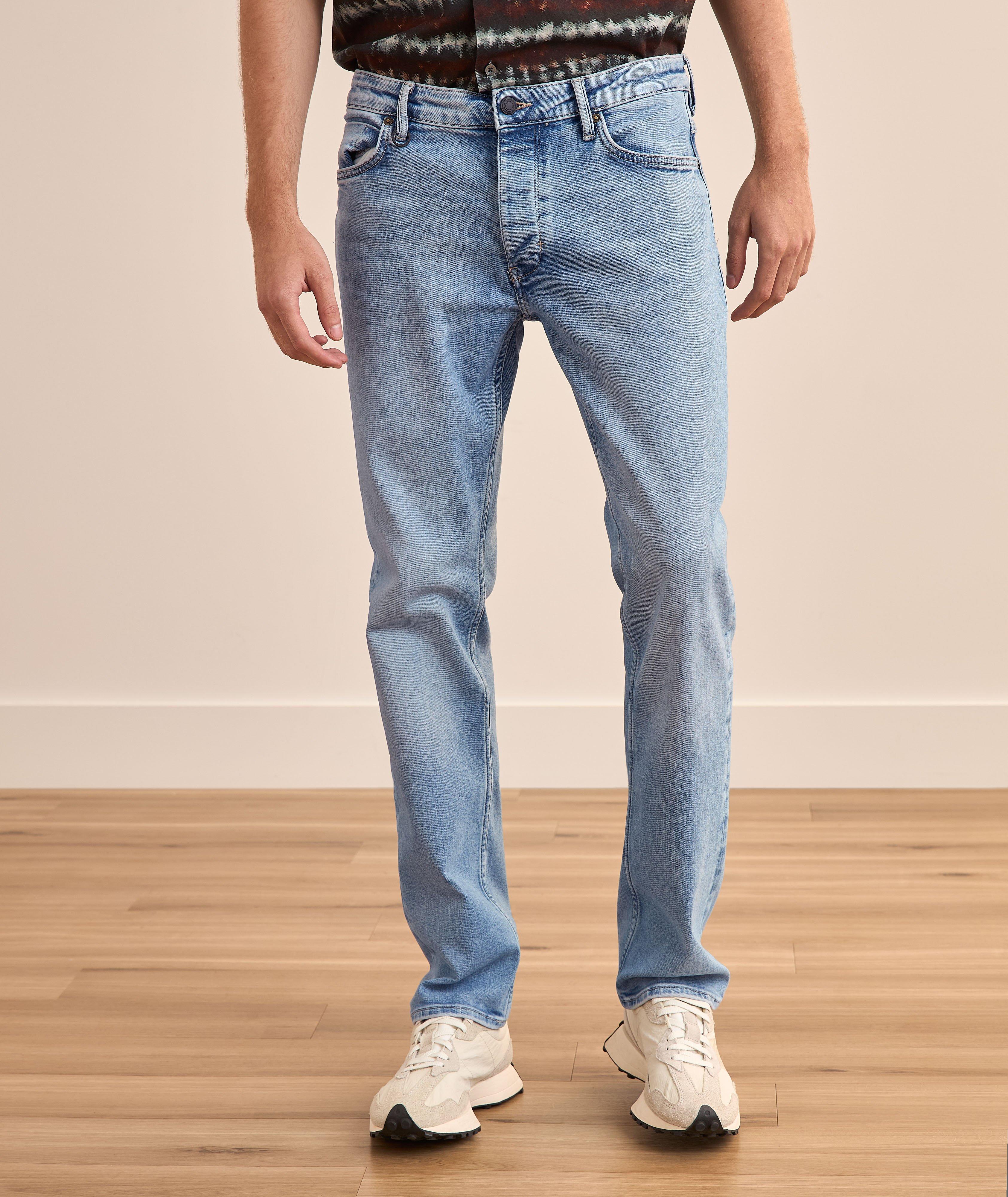Lou Straight-Fit Stretch-Cotton Jeans  image 1