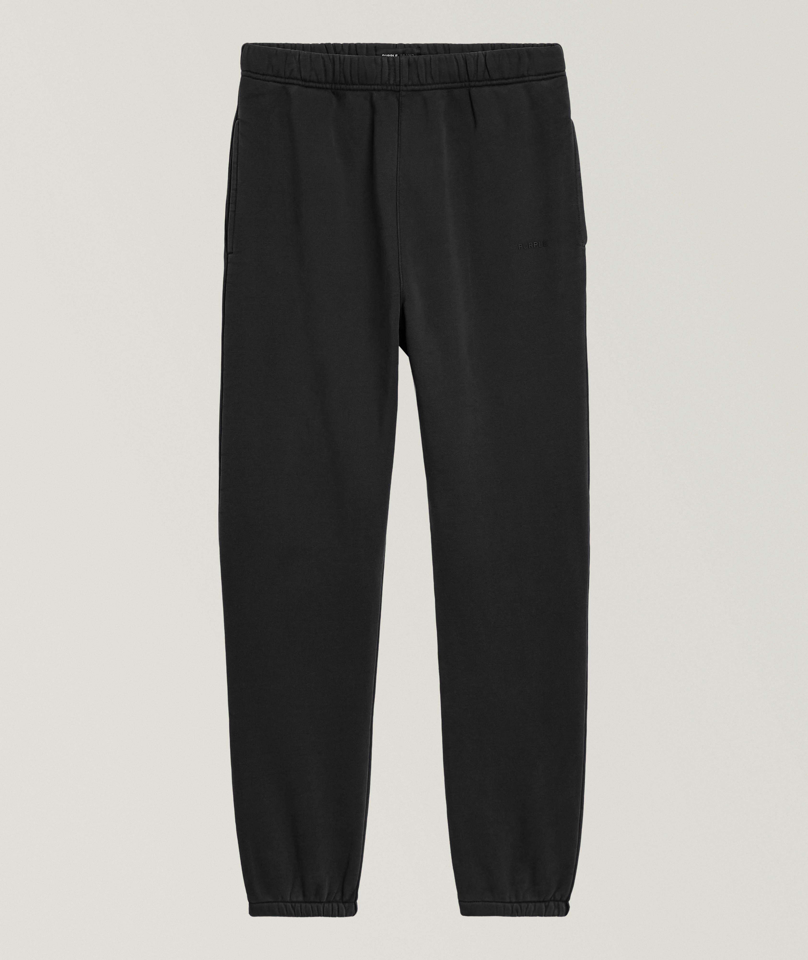 Purple Brand Heavyweight Fleece Logo Sweatpants
