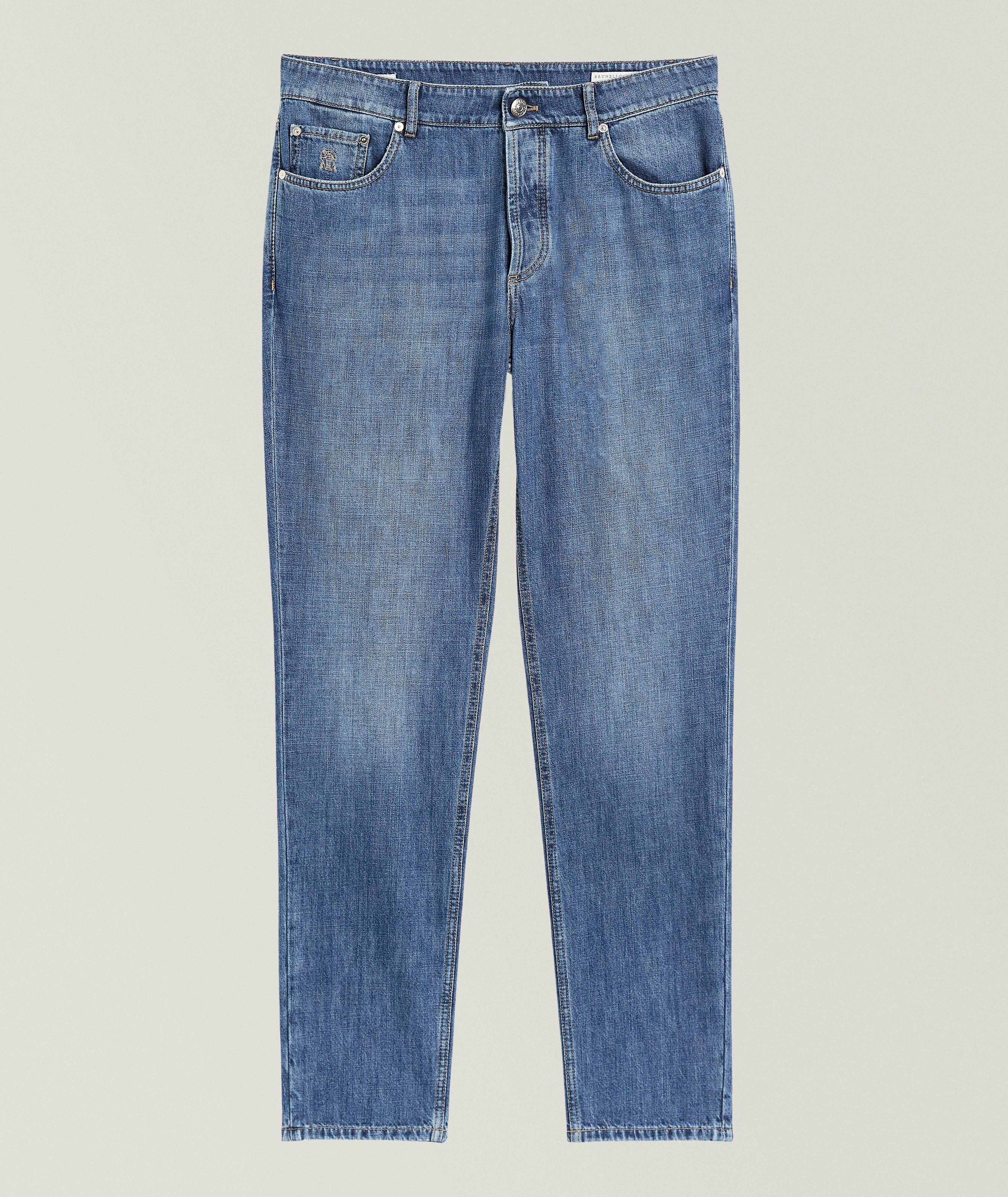 Traditional-Fit Lightweight Jeans
