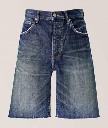 Kenzo Faded Japanese Denim Shorts | Shorts | Harry Rosen